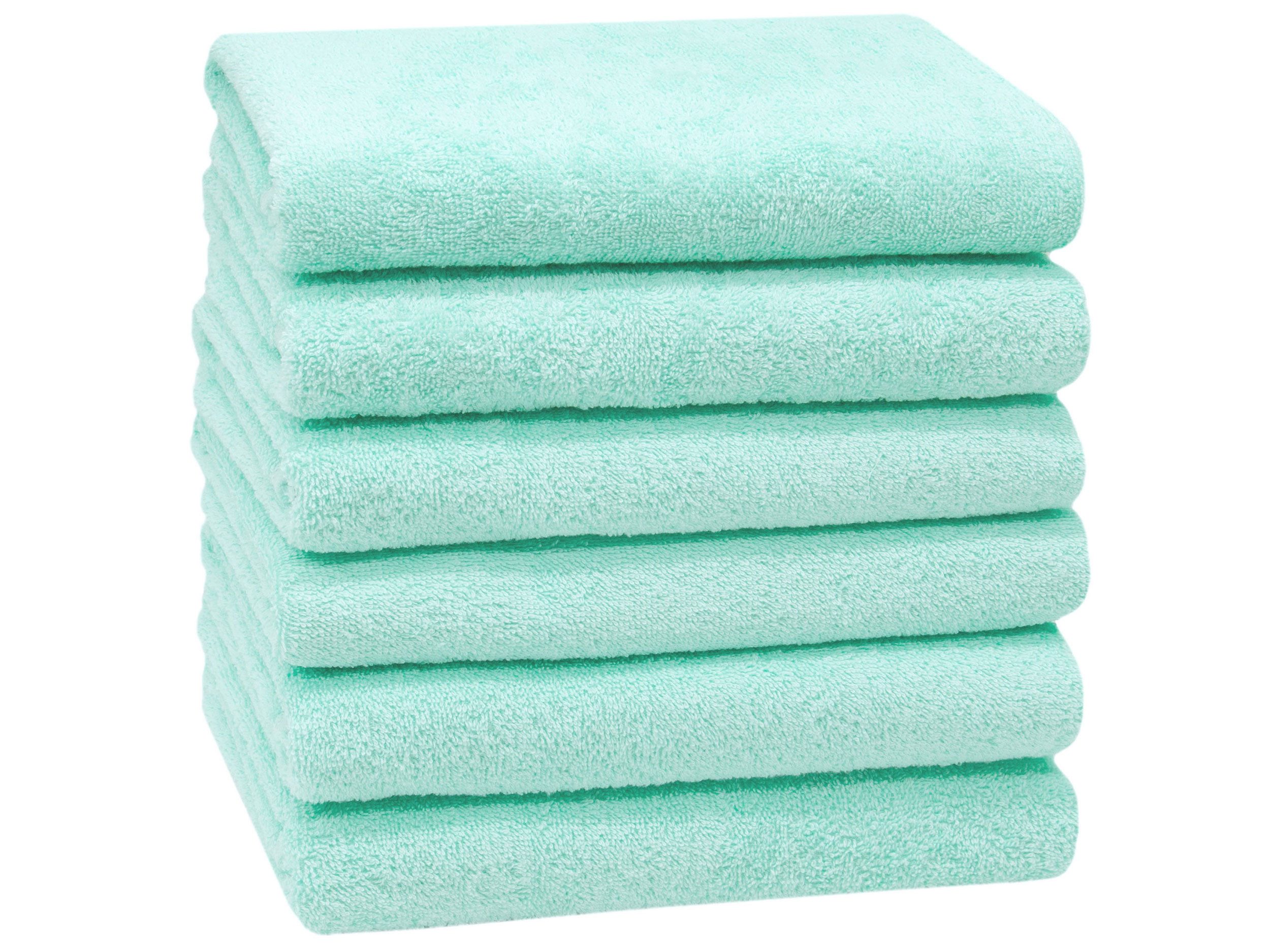 ZOLLNER Handtücher, Walkfrottier (6-St), 50 x 100 cm, 100% Baumwolle, vom H günstig online kaufen