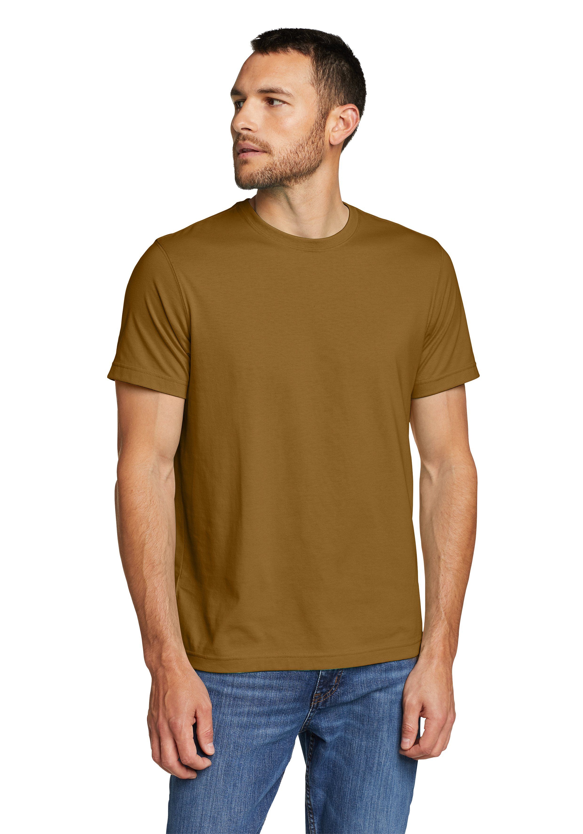 Eddie Bauer T-Shirt Legend Wash Pro Shirt 100% Baumwolle - Kurzarm Bronze antik
