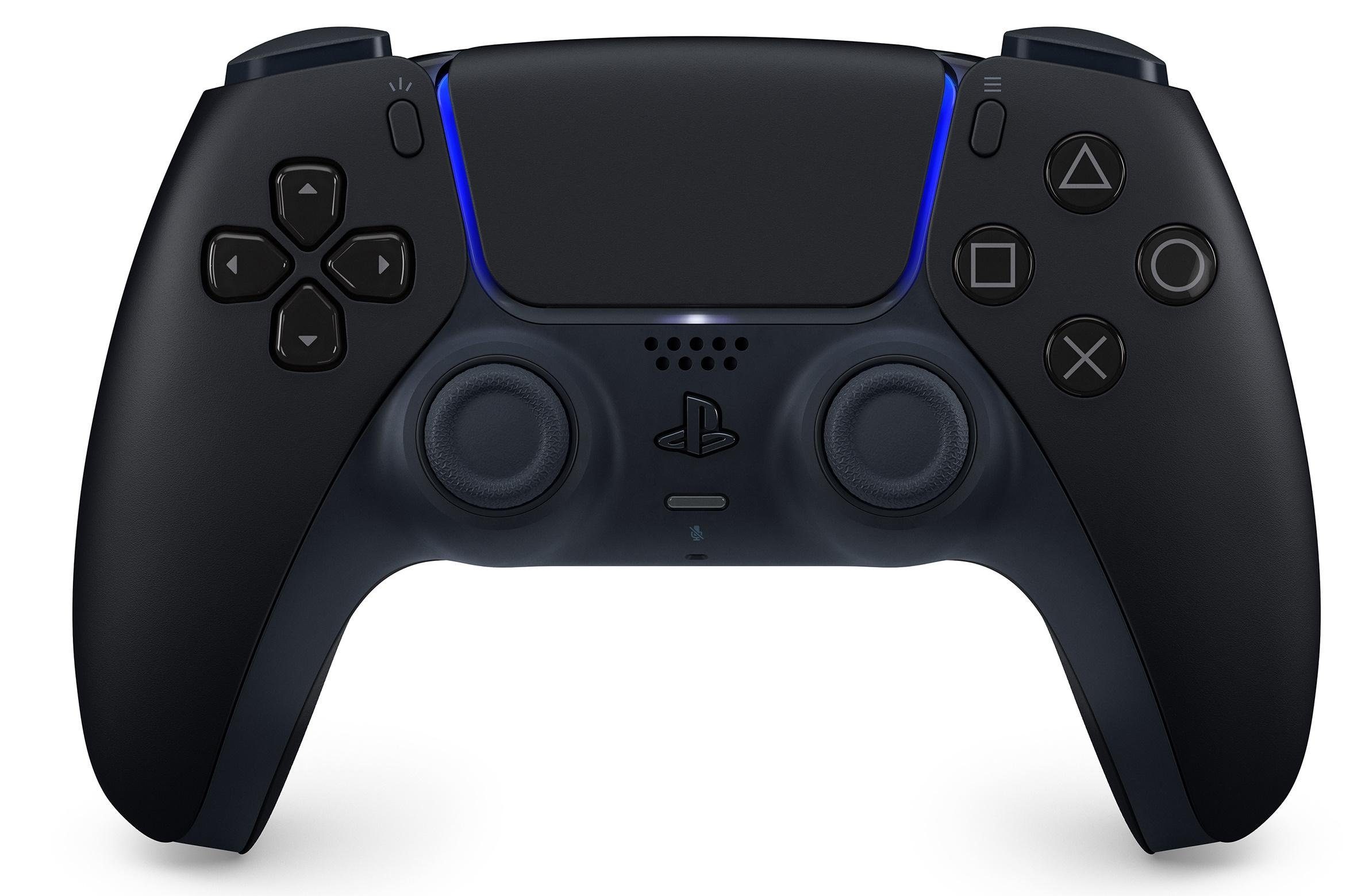Sony DualSense Wireless-Controller Midnight Black DualSense Wireless-Controller (Haptisches Feedback, dynamische Trigger-Effekte, Create-Taste)