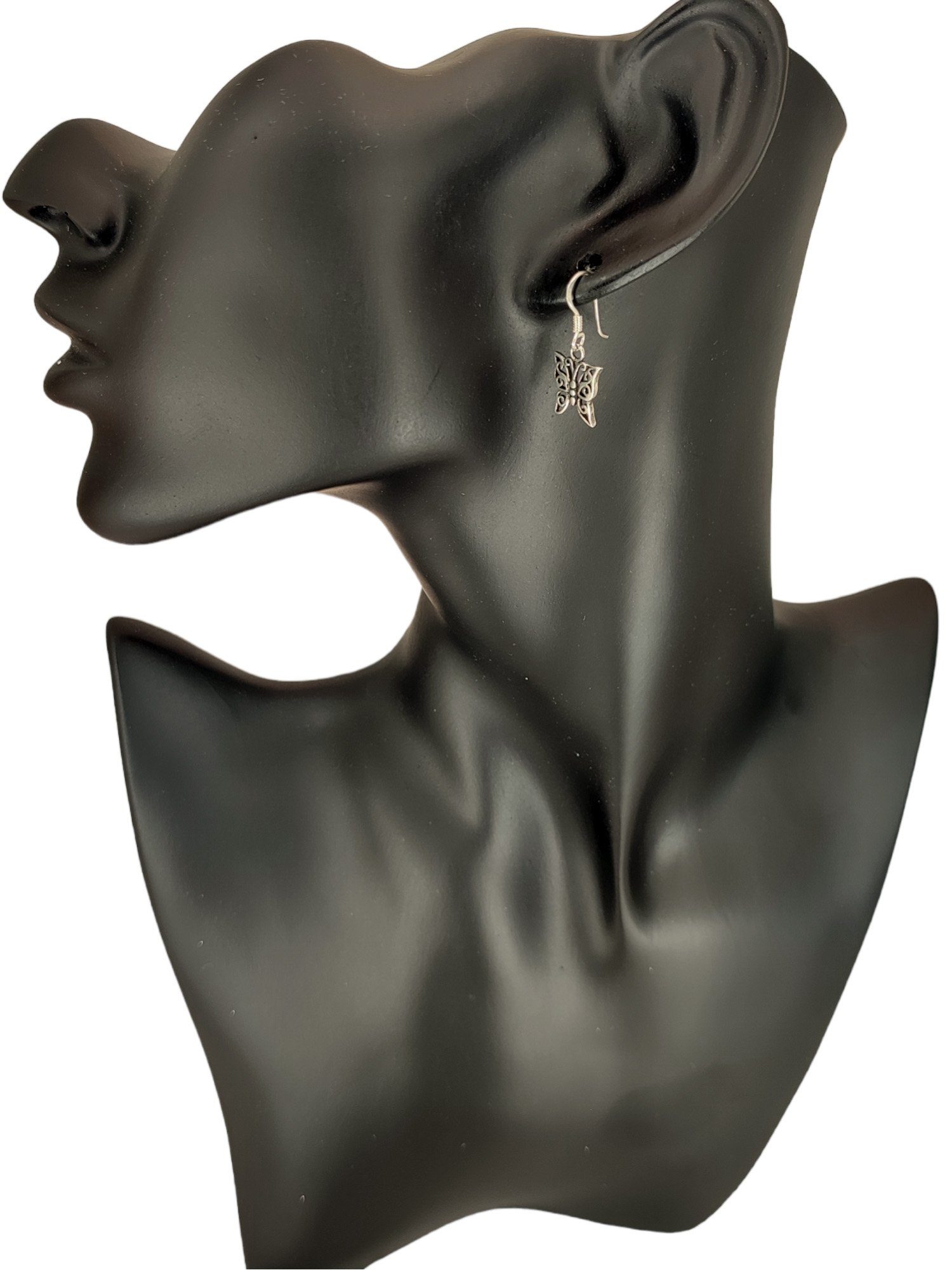 Kiss of Leather Ohrhänger-Set Ohrringe Schmetterling Silber Ohrring Sterling Ohrhänger aus 925
