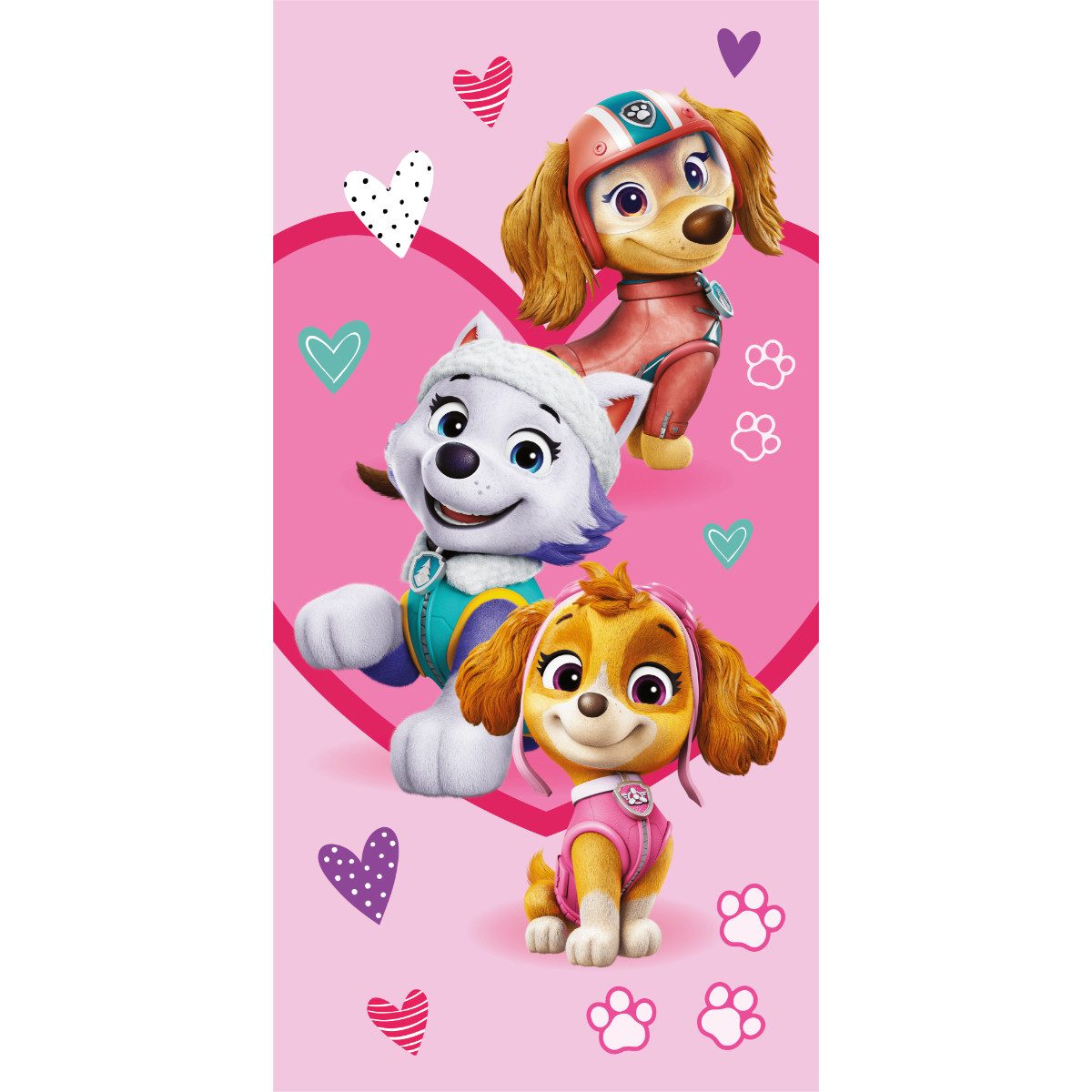 PAW PATROL Strandtuch Mikrofaser Badetuch 70x140cm Kinder