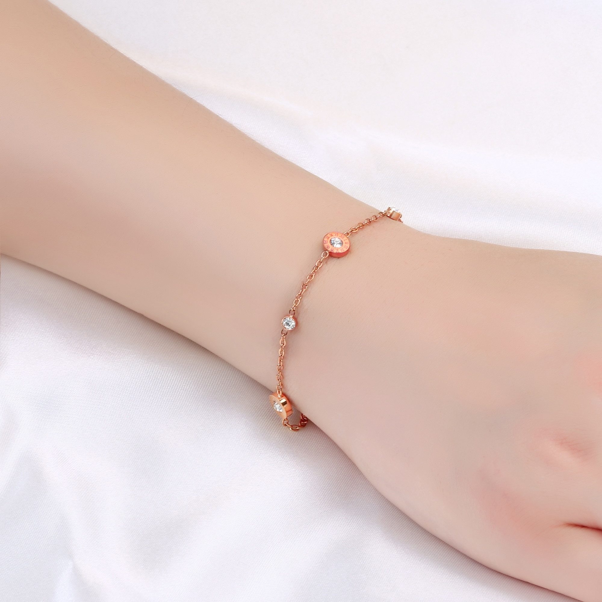 Kim Johanson Armband Timeless (1-tlg), mit Zirkonia, aus Edelstahl günstig online kaufen