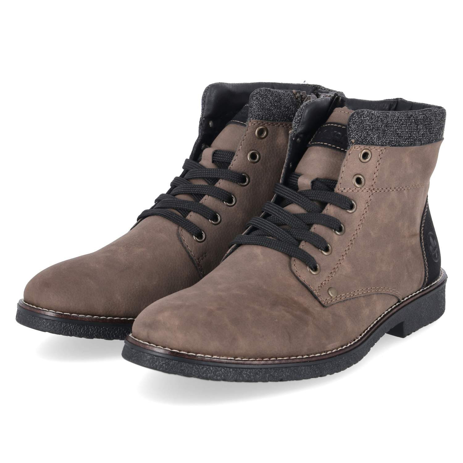 Rieker 33640-24 Herren Synthetik brown Schnürstiefel