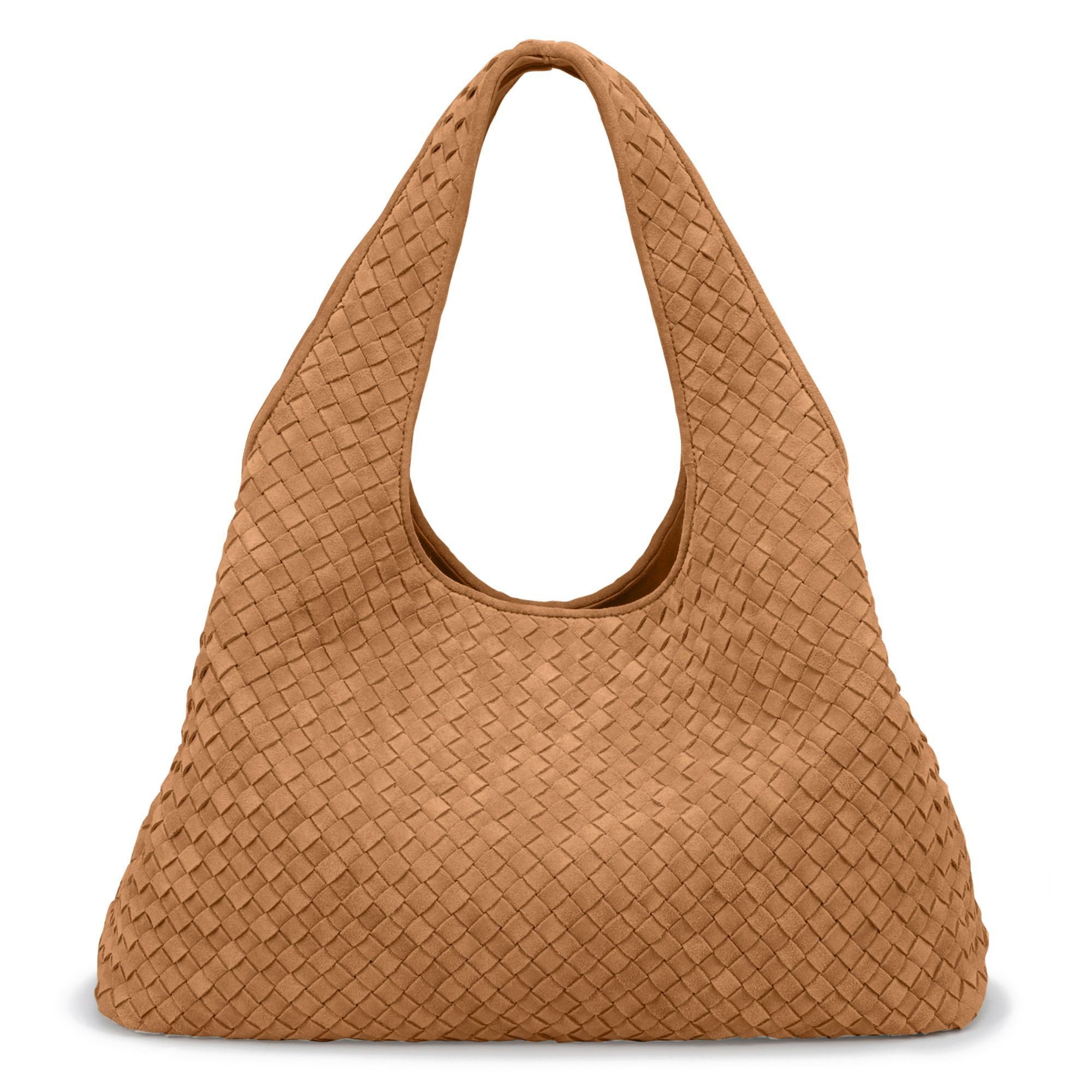 Les Visionnaires Schultertasche PAZ Weave, Leder