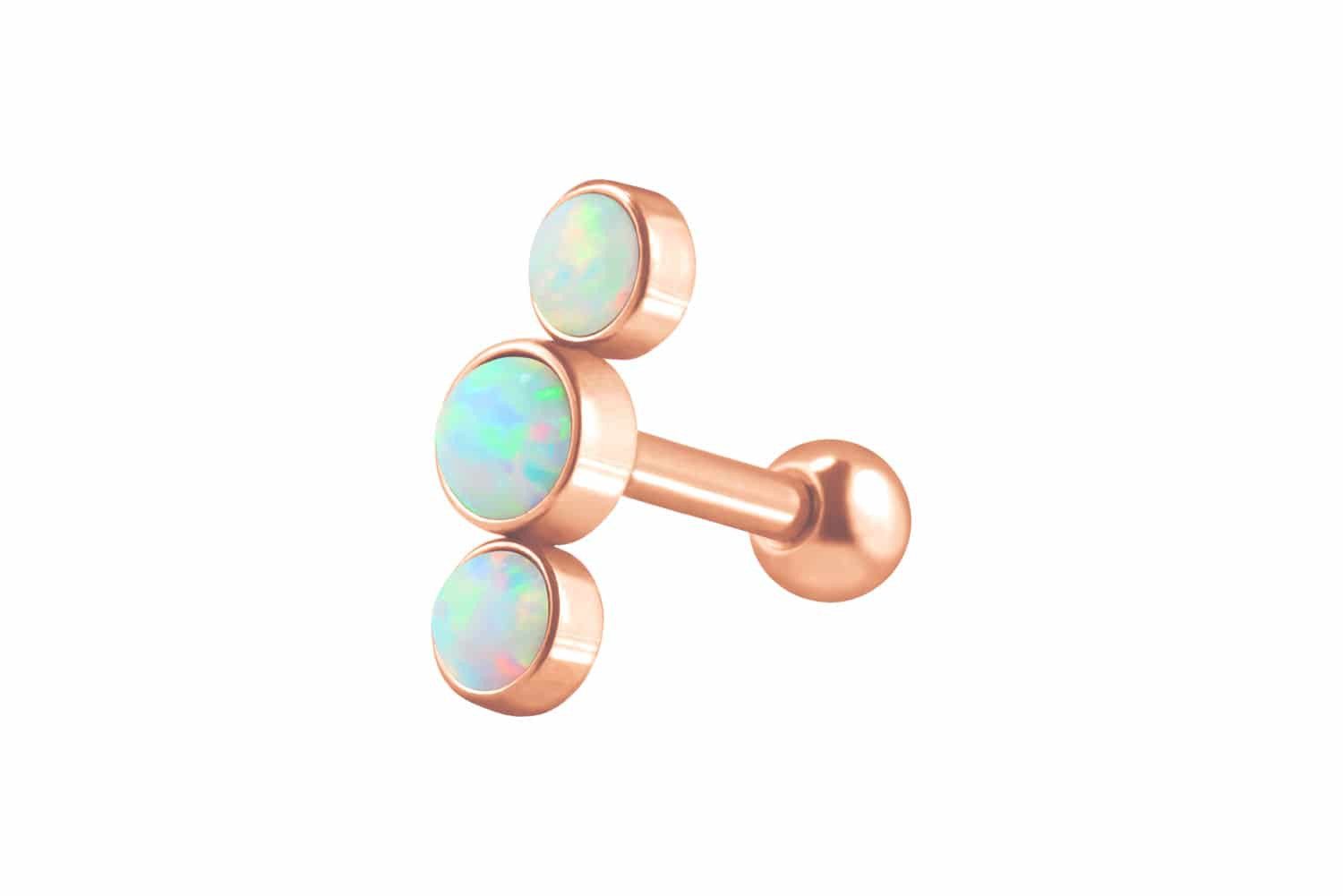 PIERCINGLINE Piercing-Set Chirurgenstahl Ohrpiercing 3 SYNTHETISCHE günstig online kaufen