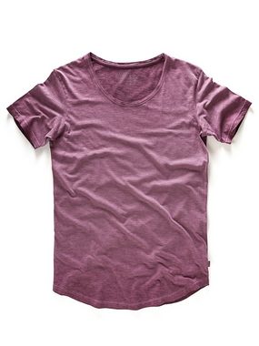 Pittman T-Shirt Shredder Oversize Basic Tee Crew Neck Washed (1-tlg)