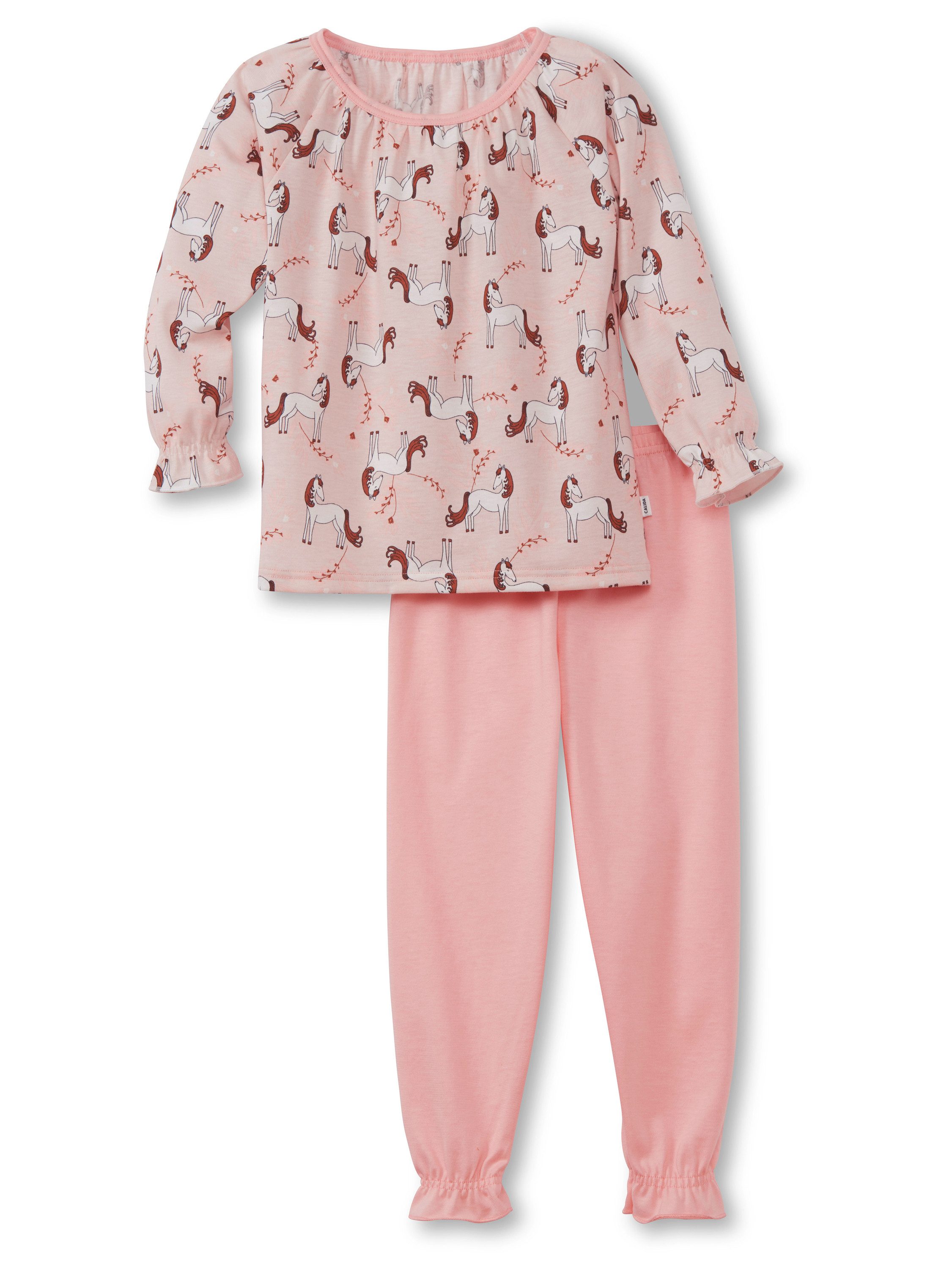 CALIDA Pyjama Horse Kinder (2 tlg) weich, atmungsaktiv und komfortabel