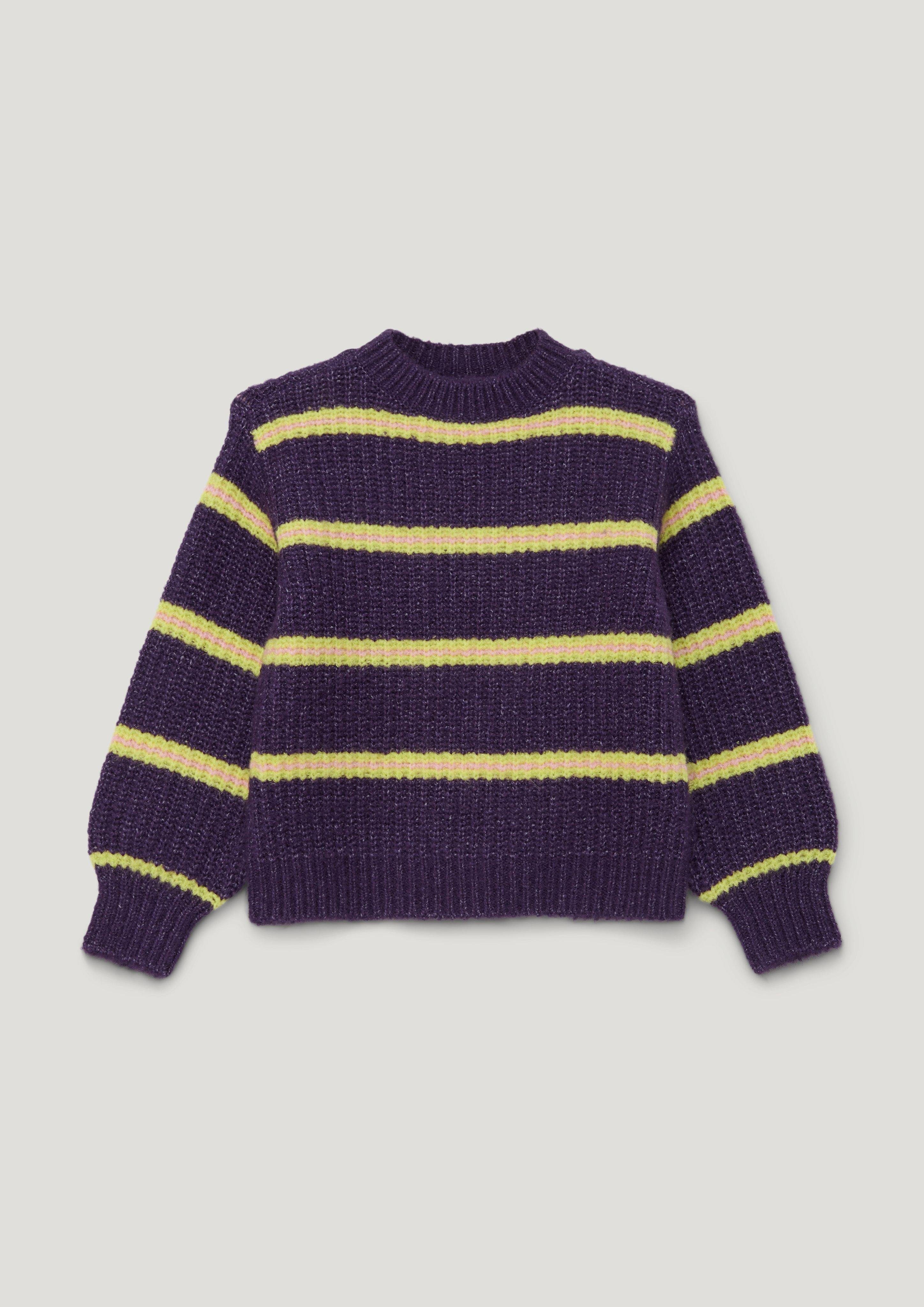 Strickpullover Strickpullover mit Ringelmuster