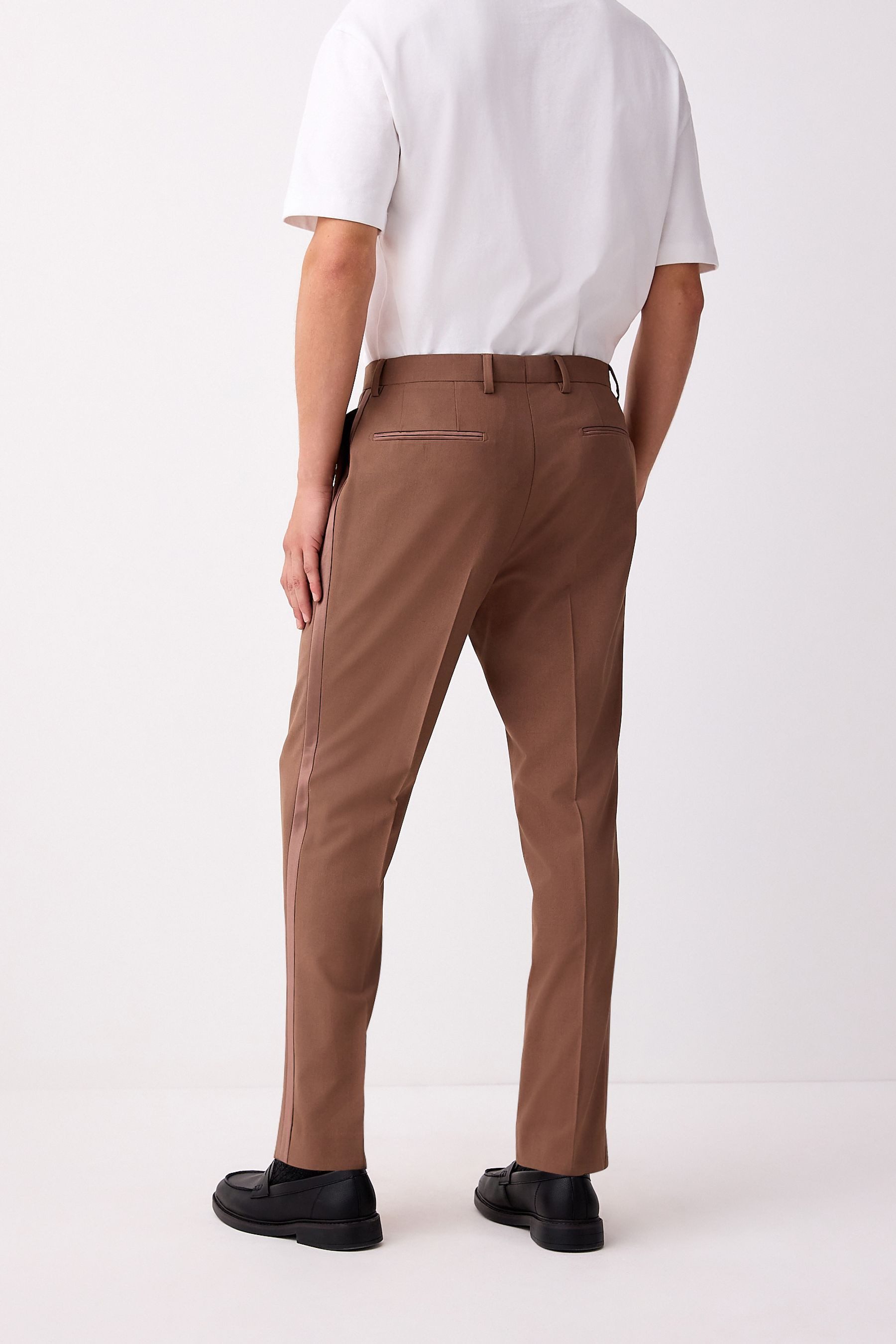 Next Anzughose Tailored Fit Smokinghose (1-tlg) günstig online kaufen