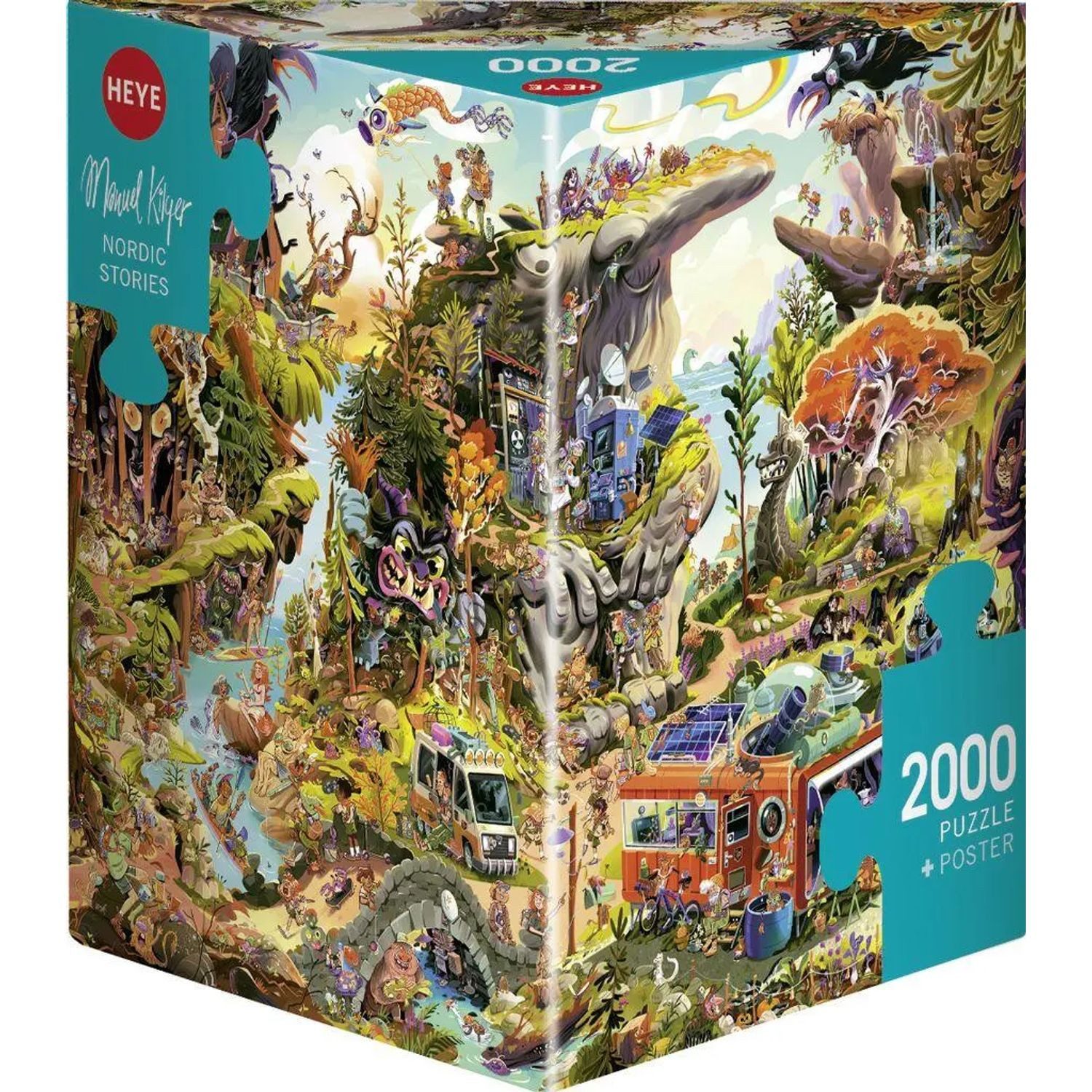HEYE Puzzle Nordic Stories, 2000 Puzzleteile