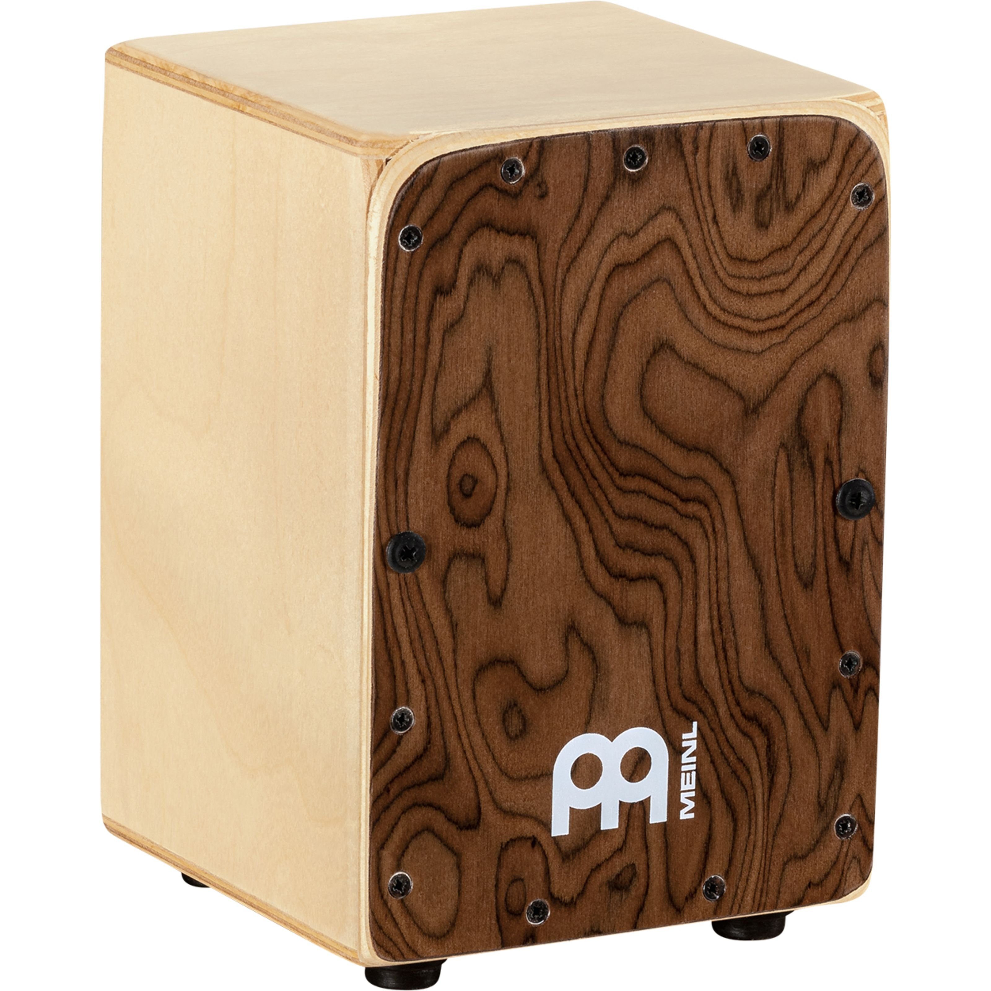 Meinl Percussion Cajon, MC1BW Mini Cajon Burl Wood - Cajon