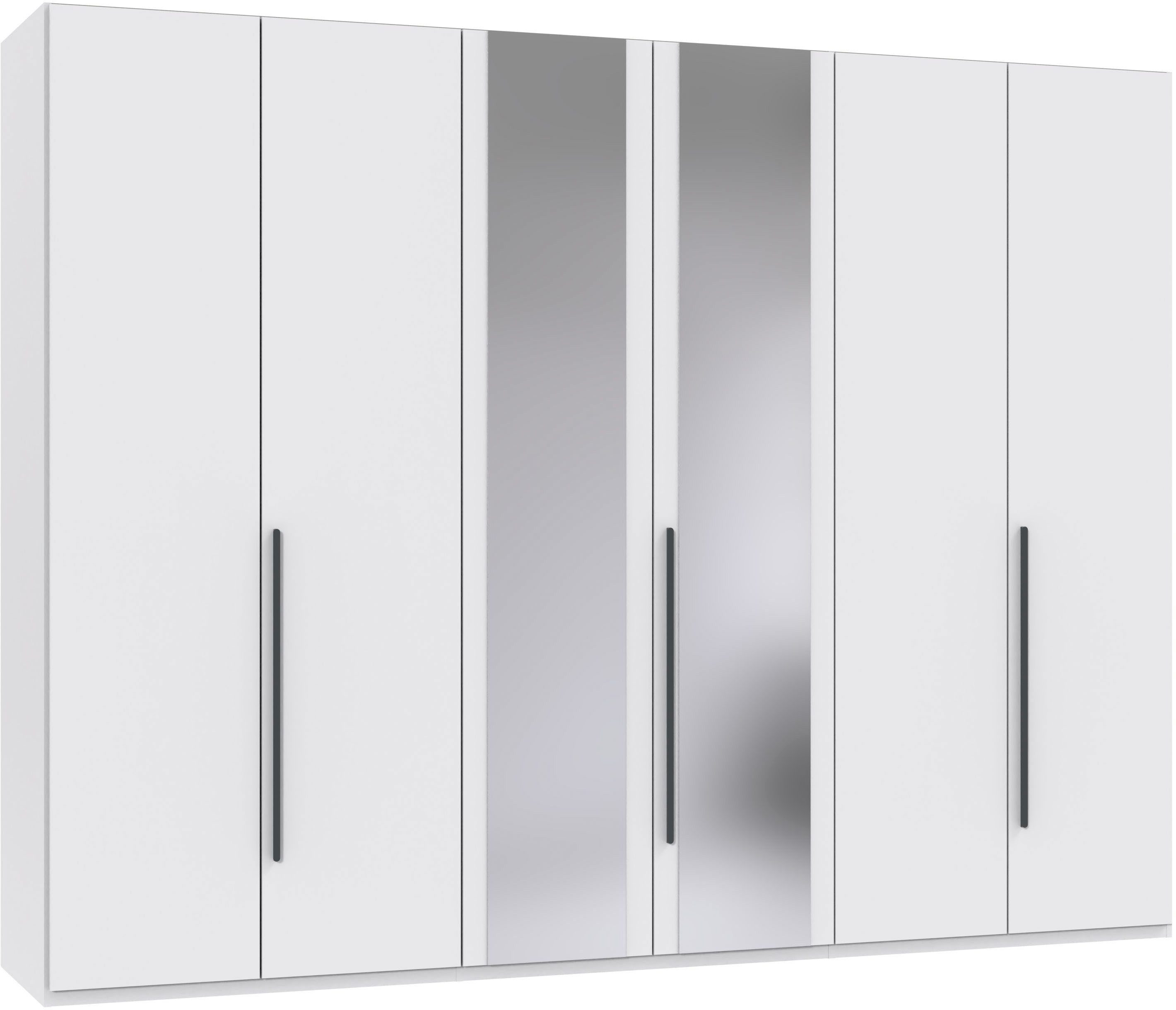 Wimex Drehtürenschrank London in den Breiten 180cm, 225cm und 270cm erhältlich, inkl. Spiegel Kleiderschrank wahlweise mit Basic- o. Premium-Ausstattung erhältlich