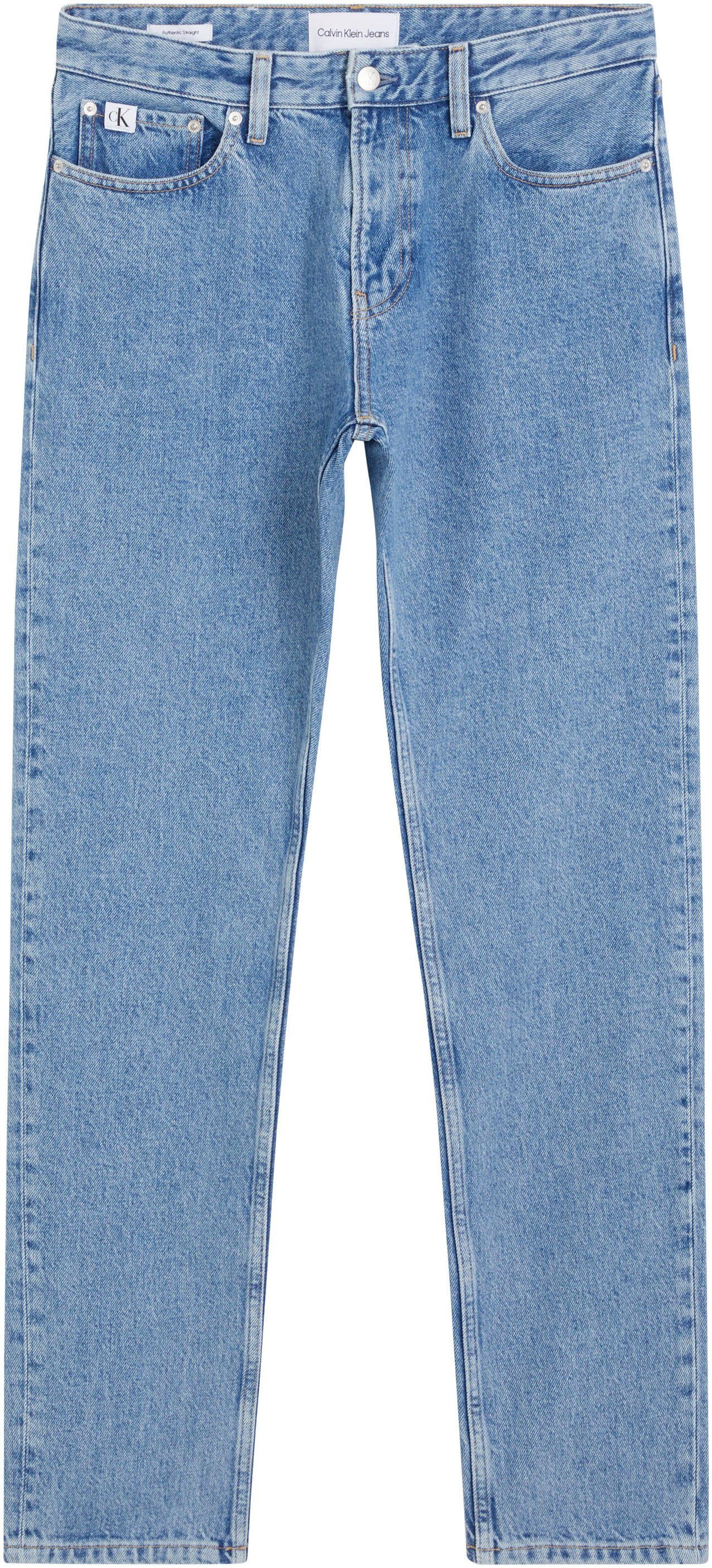 Calvin Klein Jeans Straight-Jeans AUTHENTIC STRAIGHT Denim Light