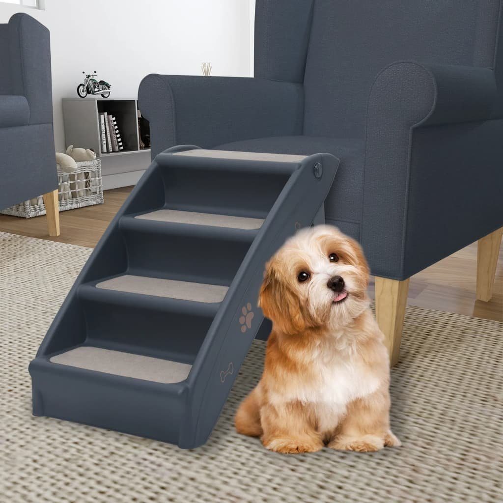 DOTMALL Hunderampe Hundetreppe 4 Schichten,für Kleine günstig online kaufen