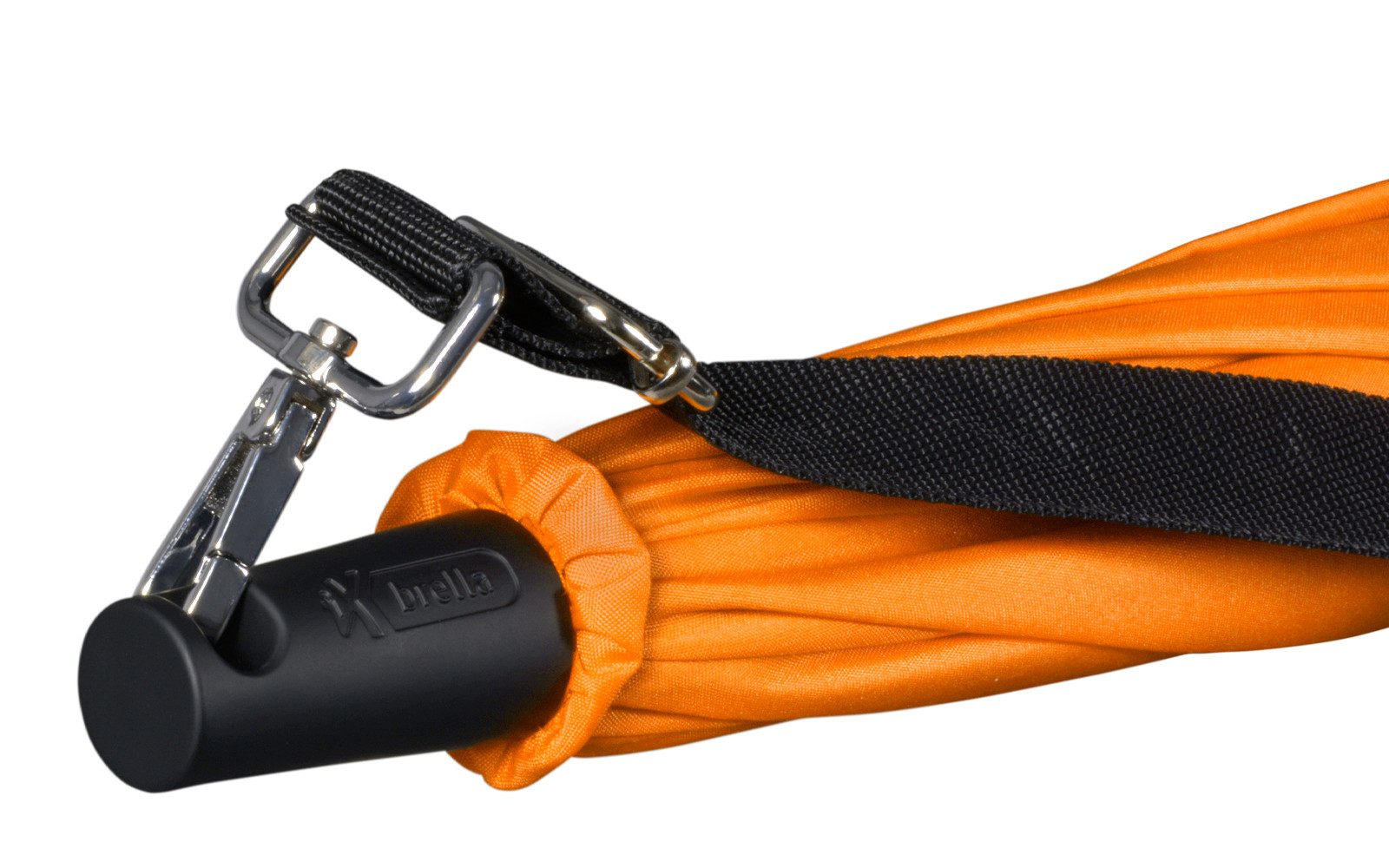 iX-brella Stockregenschirm Umhängeschirm mit längenverstellbarem Tragegurt, mit Auf-Automatik, in vielen Farben
