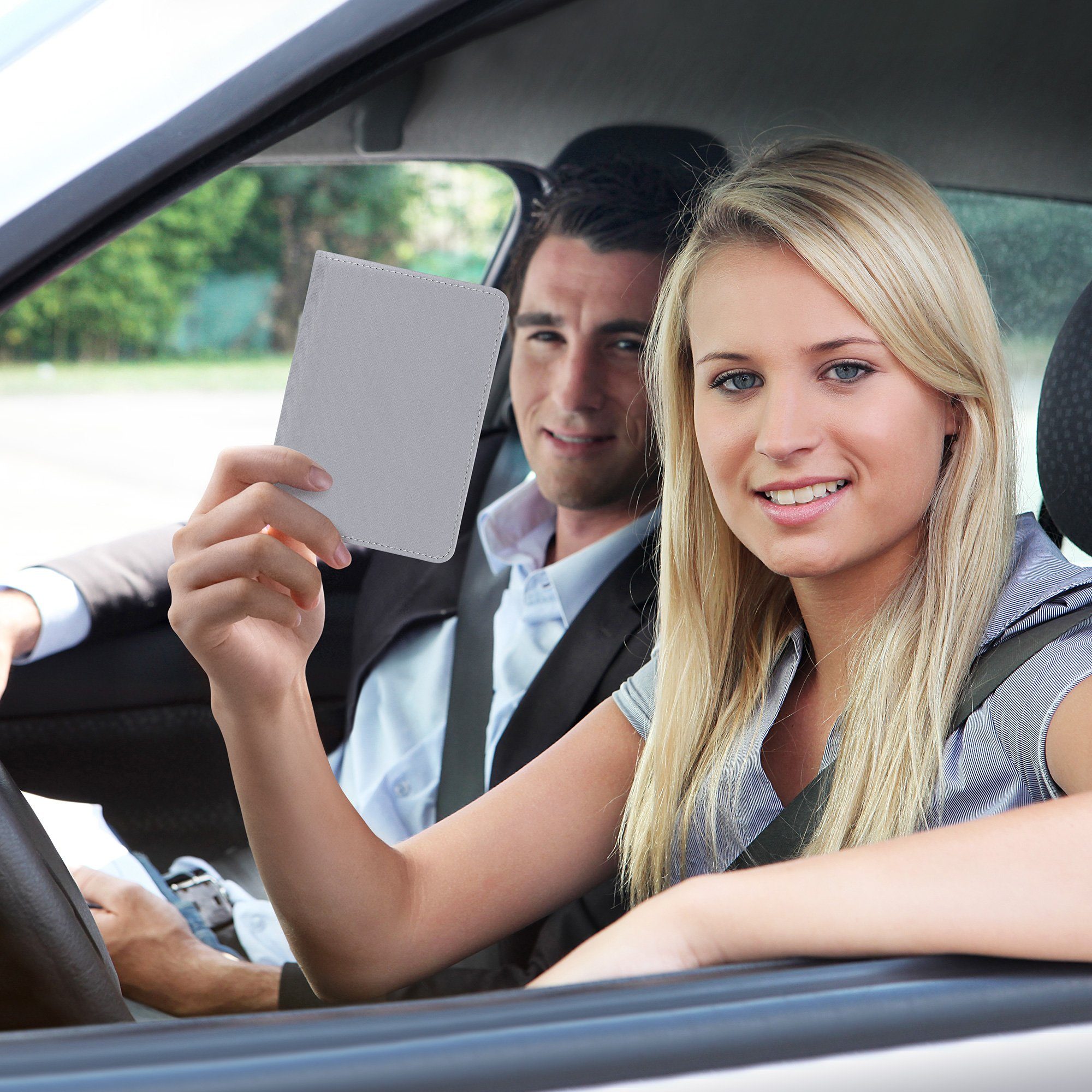 kwmobile Etui Fahrzeugschein Hülle mit Kartenfächern, Neopren Etui Tasche f günstig online kaufen