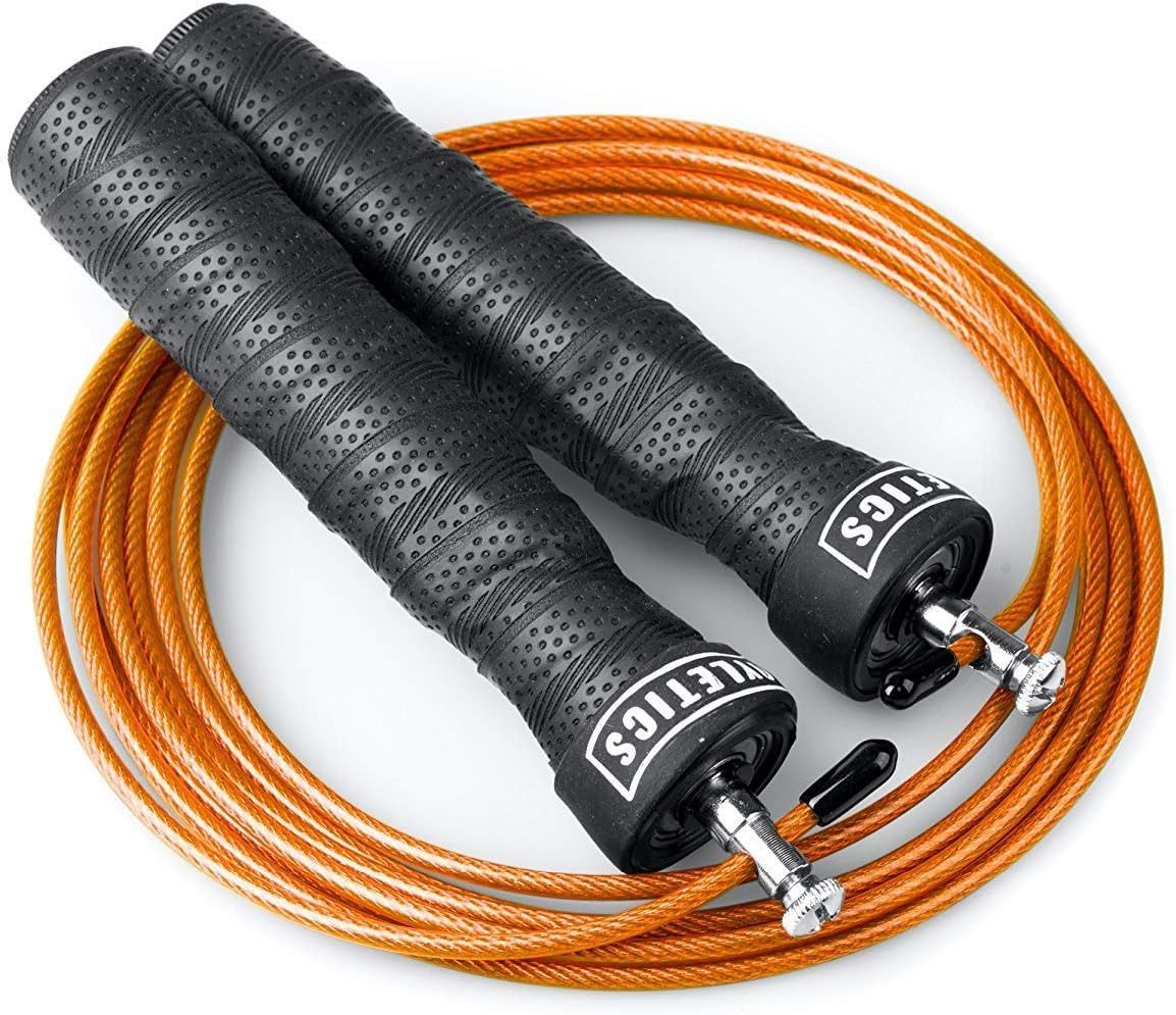 #DoYourSports Springseil Speed Rope Fitness Premium, + e-Book Profi Kugellager-Gelenk und Verstellbarer Seillänge