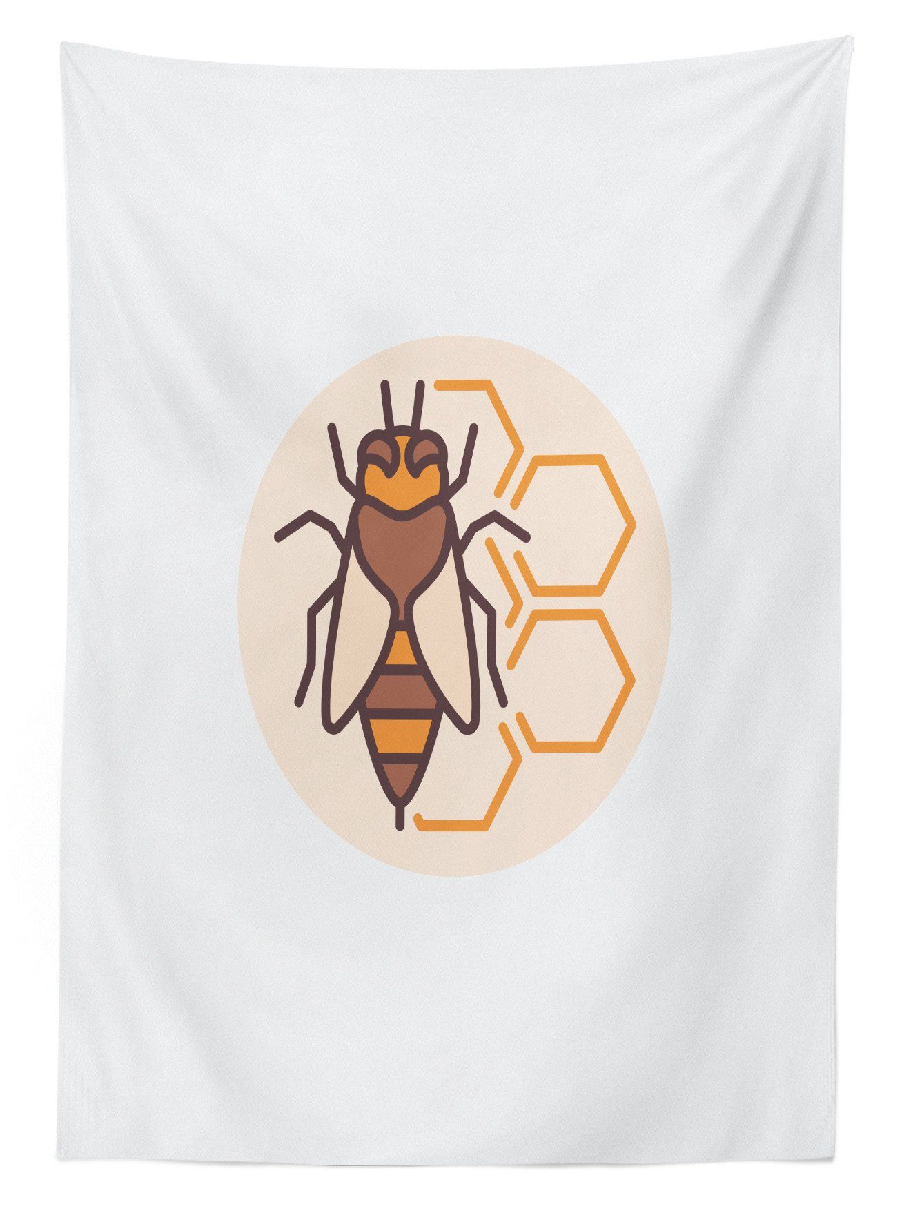 Für Farben, geeignet Außen Waschbar Bereich Abakuhaus Tischdecke den Bienenzucht Klare Farbfest Bienenwabe Zusammensetzung