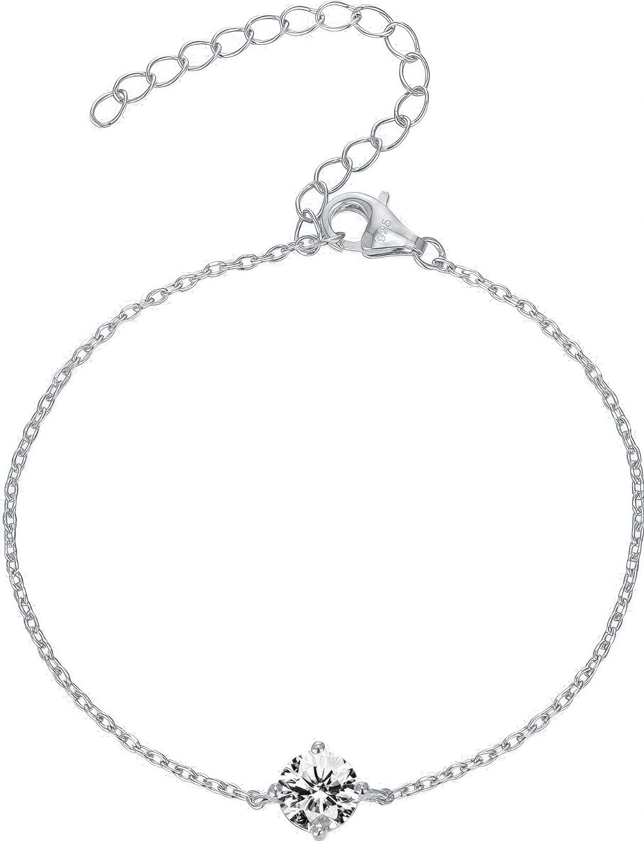 Jumpeak Tennisarmband Women's 585 Massivgold-Armband, Damenarmband, 1CT Labordiamanten, 1ct, e, vs1, 3ex,  mit igi bescheinigung, valentinstag geschenk für sie