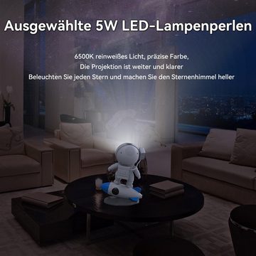 Welikera Projektionslampe LED-Sternprojektor-Licht, 4k HD 12 Film, Touch-Nachtlichter
