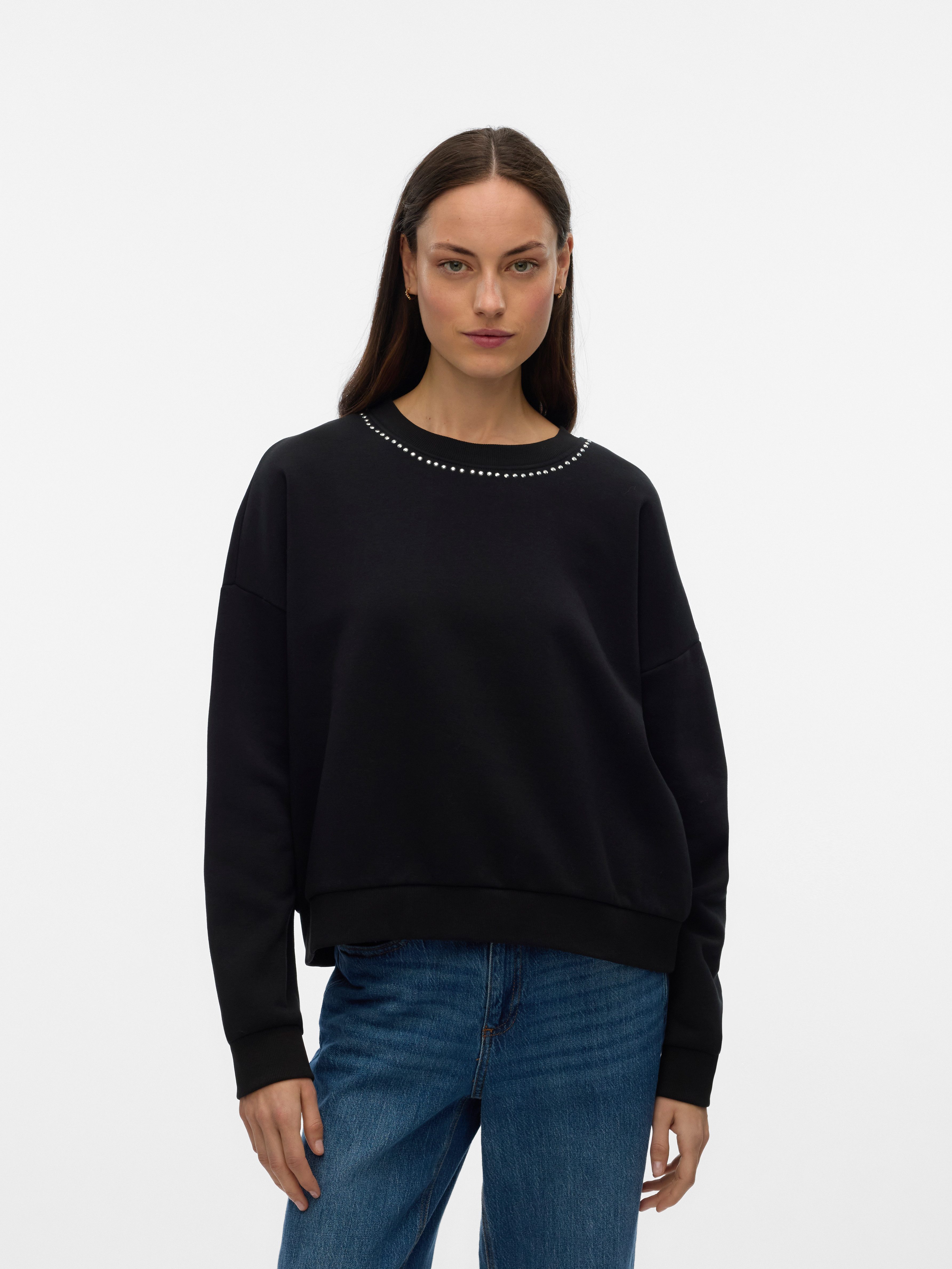 Langarmshirt VMLOTTE TRINA LS SWEAT BOX GA BF