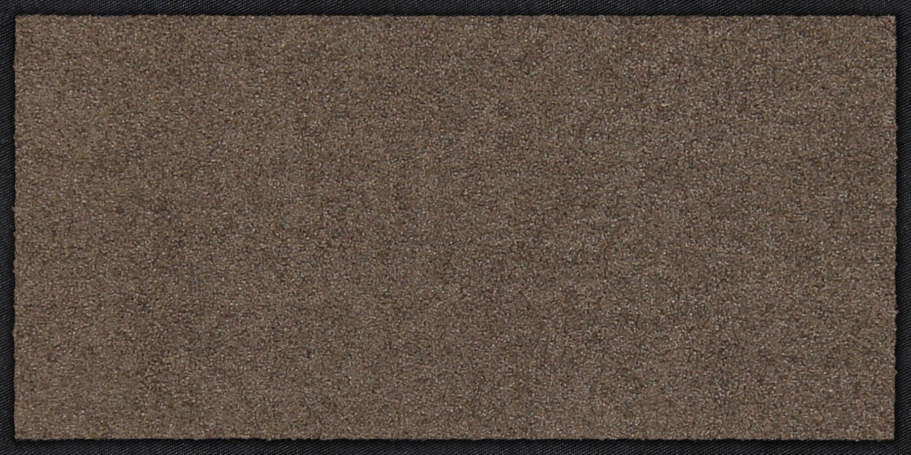 Fußmatte Taupe 030x060cm, Salonloewe, Rechteckig, Höhe: 300 mm