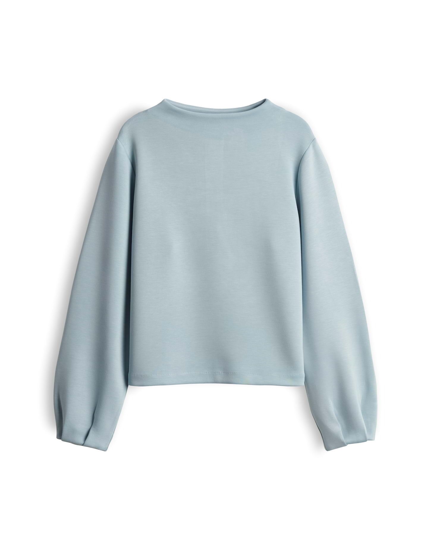 OPUS Sweatshirt Gisinna aus weicher Sweatware Verkürzte Silhouette mit feinem Faltendetail am Ärmel – Bild 2 von 5