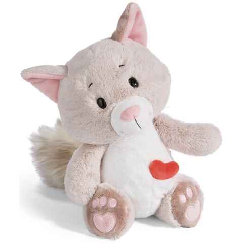 Nici Kuscheltier Love Classic, Katze flauschig, 25 cm, enthält recyceltes Material (Global Recycled Standard)