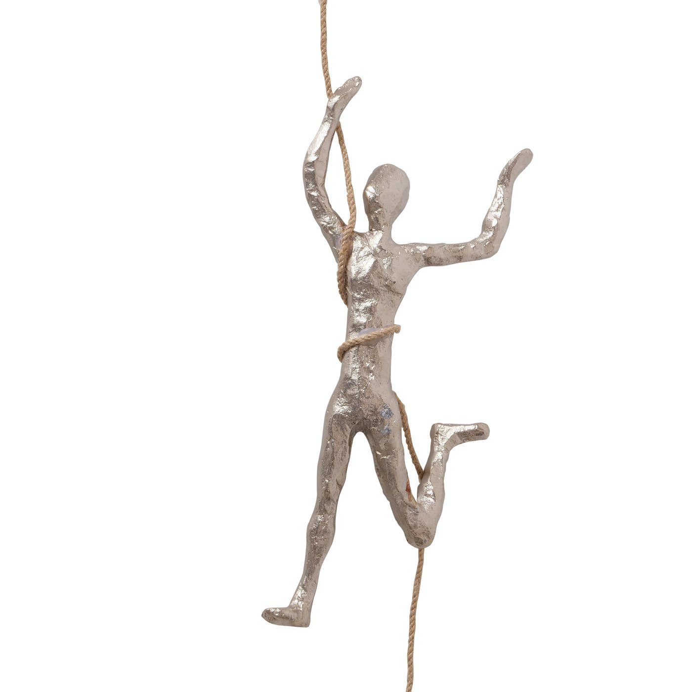 MF Skulptur Dreier-Set "Kletterkünstler" Wanddeko Silber günstig online kaufen