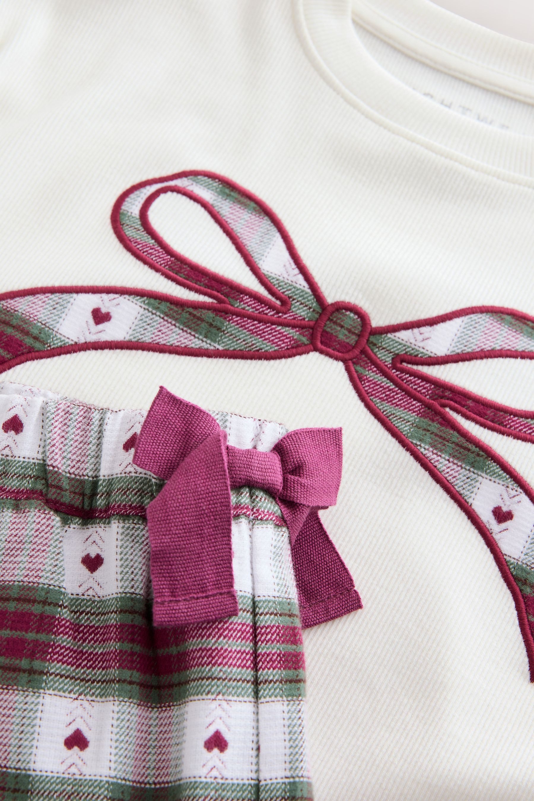 Next Pyjama Weihnachtliche Schlafanzughose aus Webstoff (2 tlg)