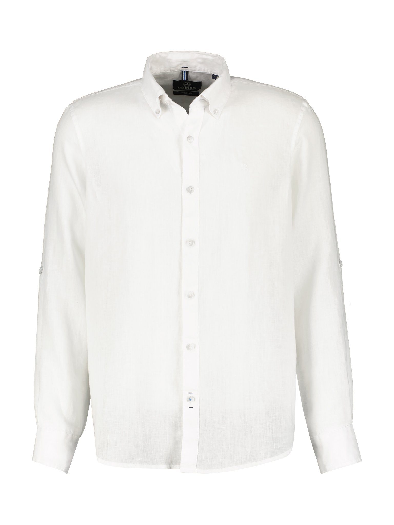 LERROS Leinenhemd mit Button-Down-Kragen