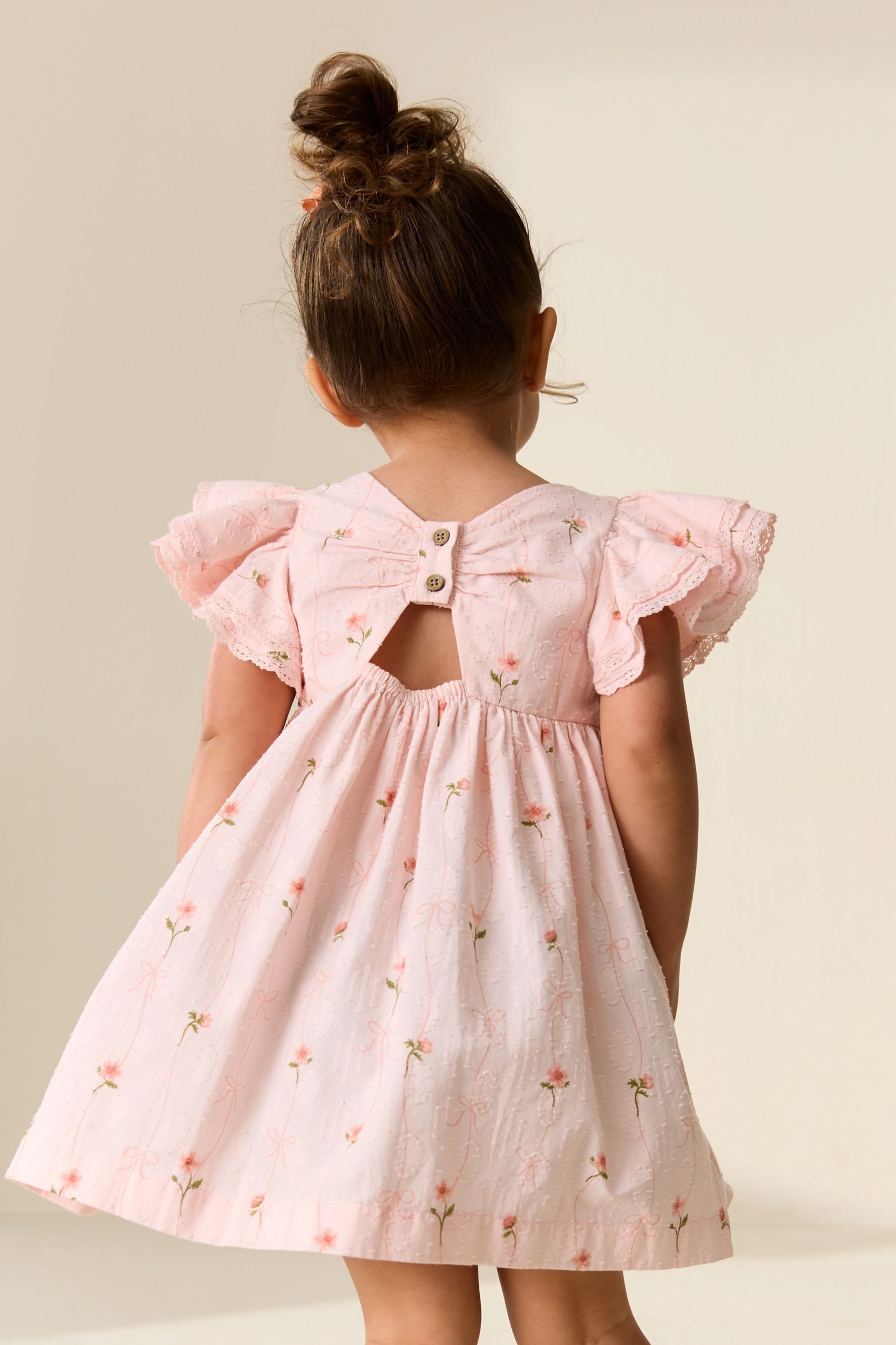 Next Blusenkleid Kleid mit Engelsärmeln (1-tlg)