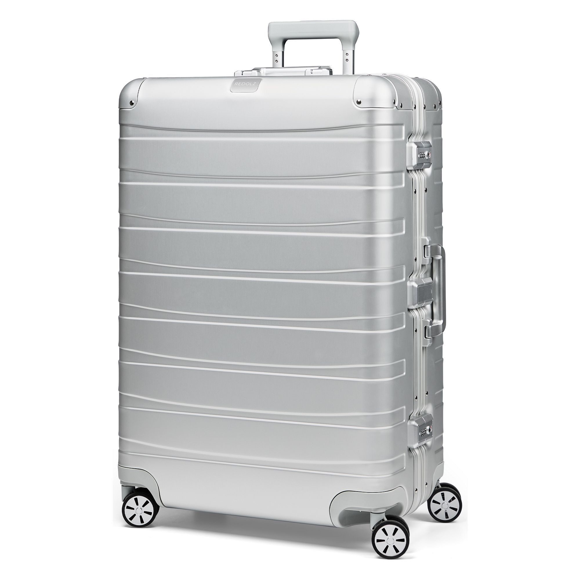 Redolz Hartschalen-Trolley Pro Aluminium, 4 Rollen, Aluminium