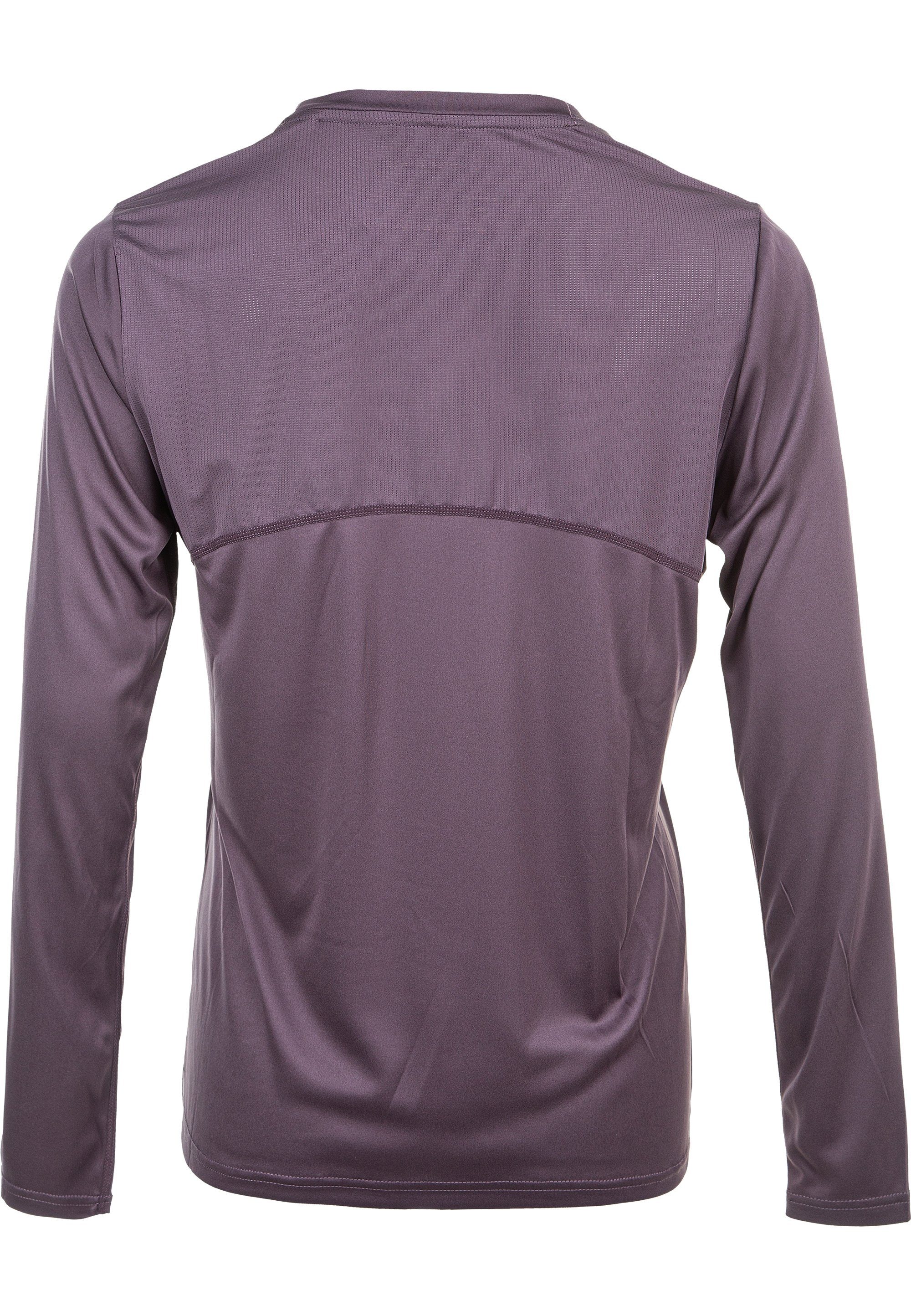 ENDURANCE recyceltem Funktionsshirt mit Material aubergine (1-tlg) Milly