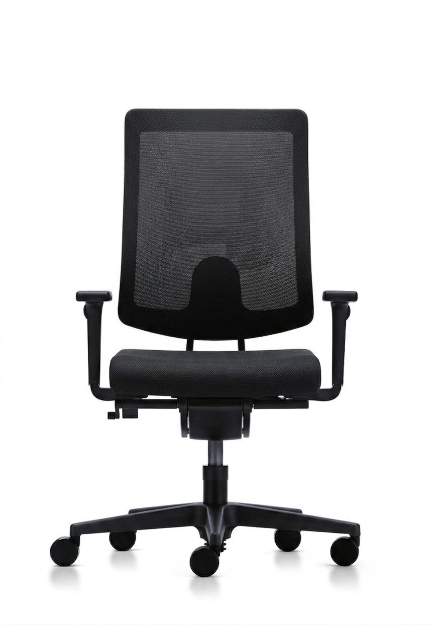 sedus Bürostuhl black dot (5 Jahre Garantie), 4D-Armlehnen, Rückenlehne mit Dorsokinetik, Lordosenstütze