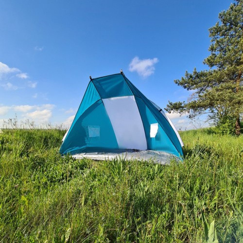 Trizand Faltzelt Strandzelt Zelt 220x120x120 cm, Personen: 2 (Spar-Set, 1 tlg., praktisch stabil), schützt vor Sonneneinstrahlung