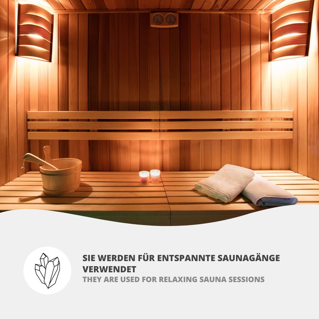 DistrEbution Sauna-Aufgussset Mentholkristalle aus 100% Minzöl, 200g Reines Menthol, Sauna Aufguss (1-tlg) Leicht dosierbar in Kristallen