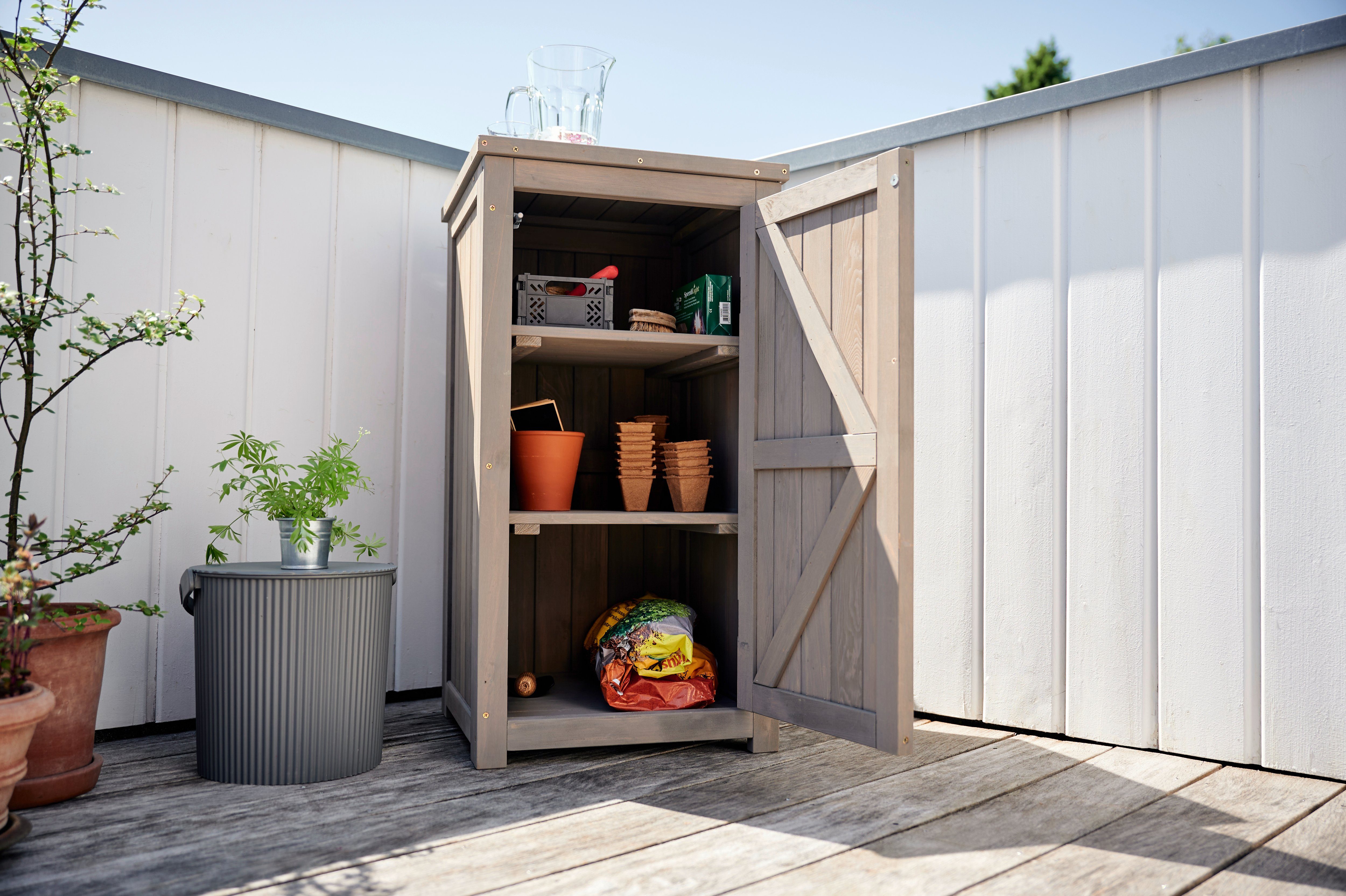 BUTENKIST Gartenbox NEELE, Aufbewahrung aus Holz, günstig online kaufen