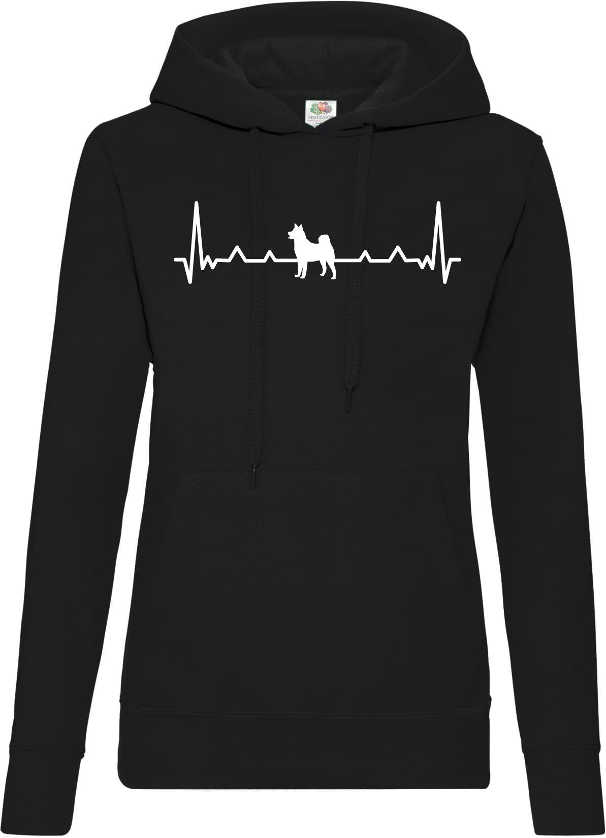 Youth Designz Kapuzenpullover Heartbeat Hund Damen günstig online kaufen