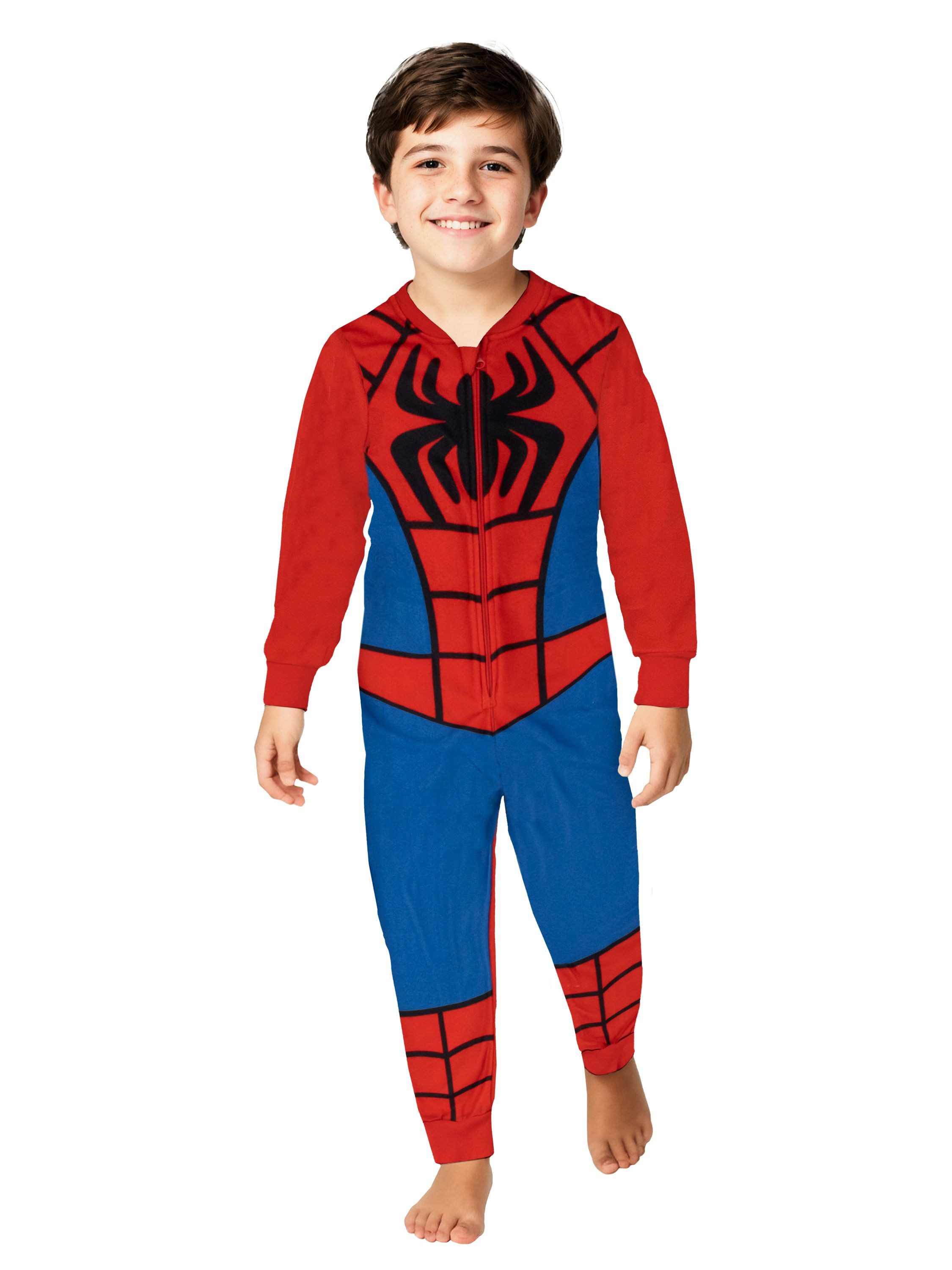 United Labels® Jumpsuit Marvel Spidey Jumpsuit Spiderman Overall Pyjama Schlafanzug langarm
