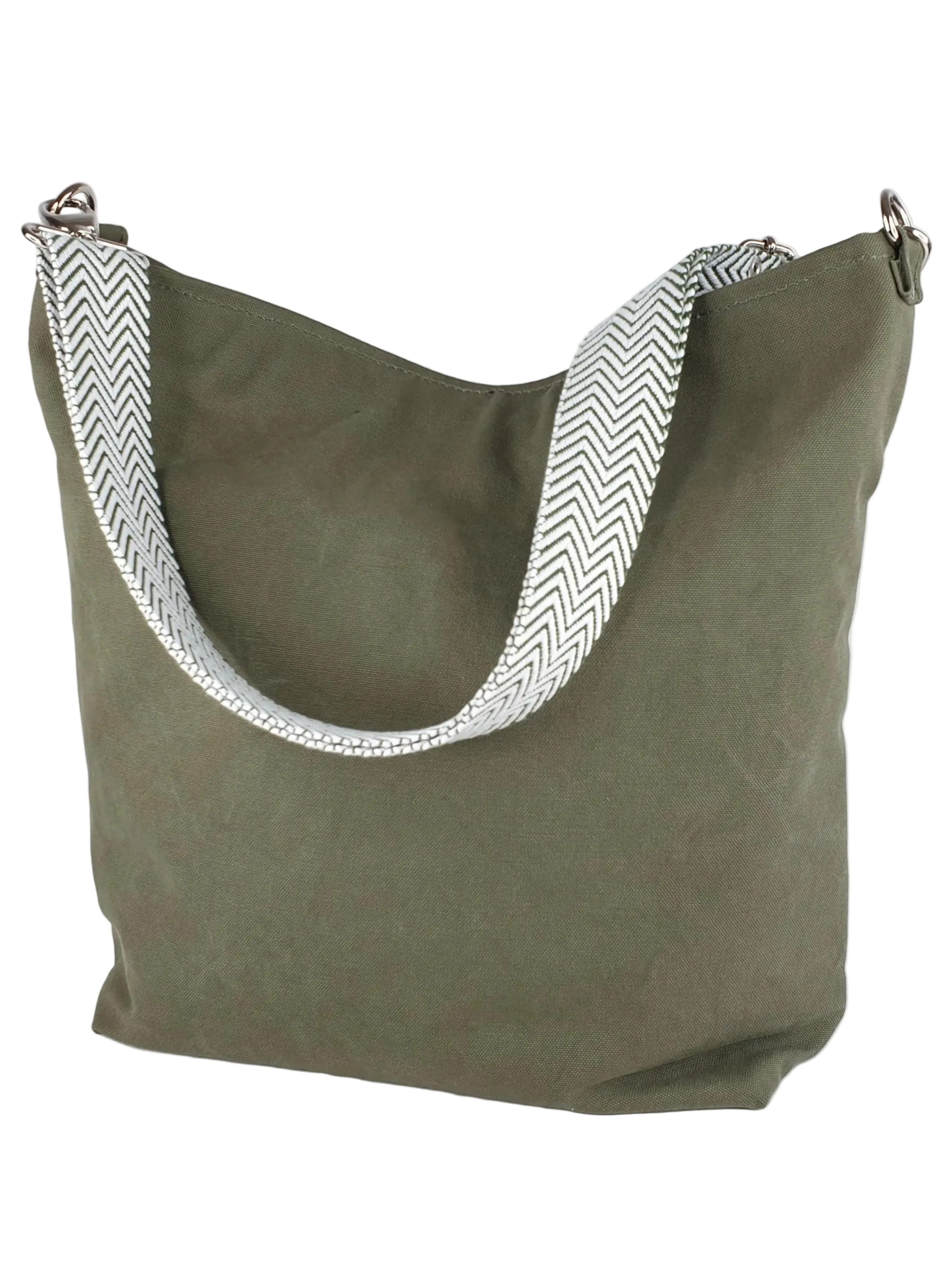 sanumi Umhängetasche Canvas Hobobag