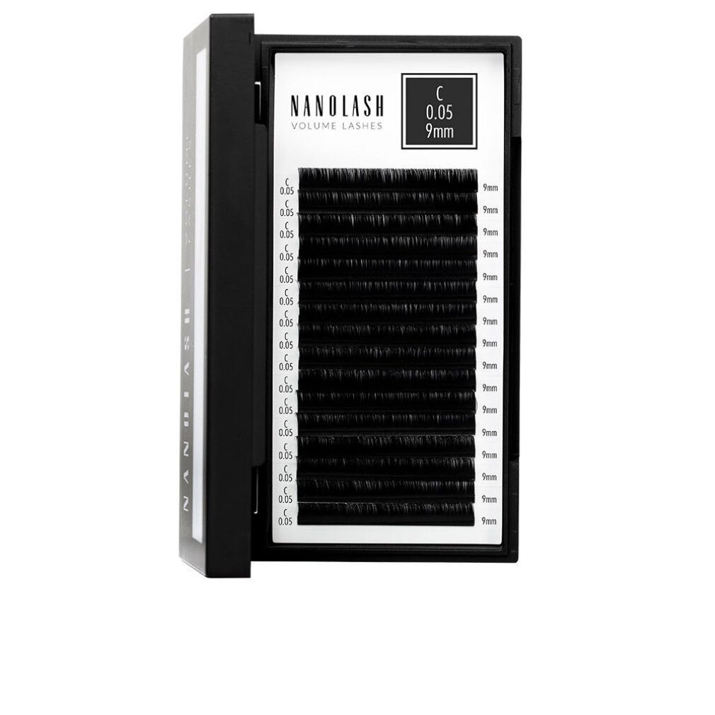 Nanolash Einzelwimpern VOLUME LASHES falsche Wimpern 0.05 C #9 mm 1 u