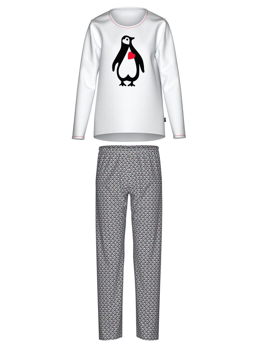 Trigema Schlafanzug TRIGEMA Pyjama mit Pinguinmotiv (1 tlg) günstig online kaufen