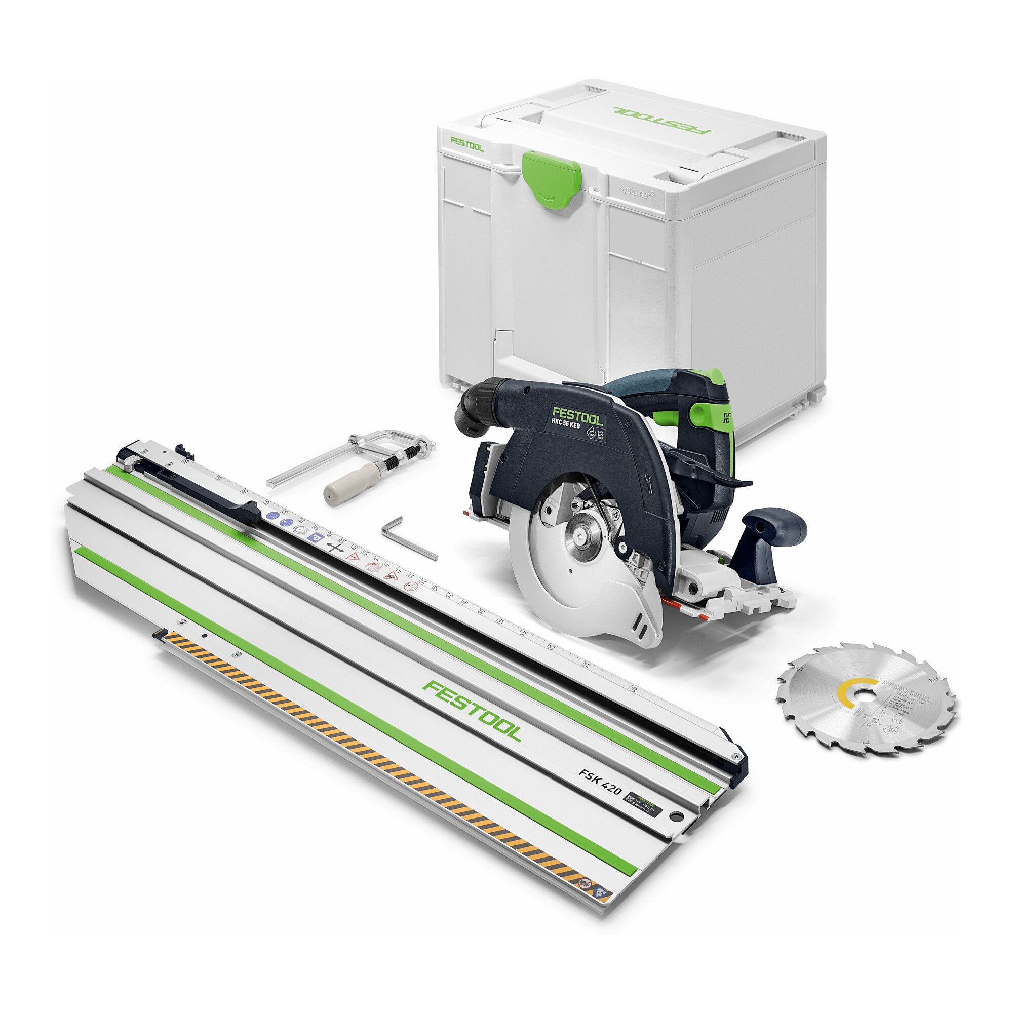 FESTOOL Akku-Handkreissäge Festool Akku-Handkreissäge HKC 55 KEB-Basic-FSK 420