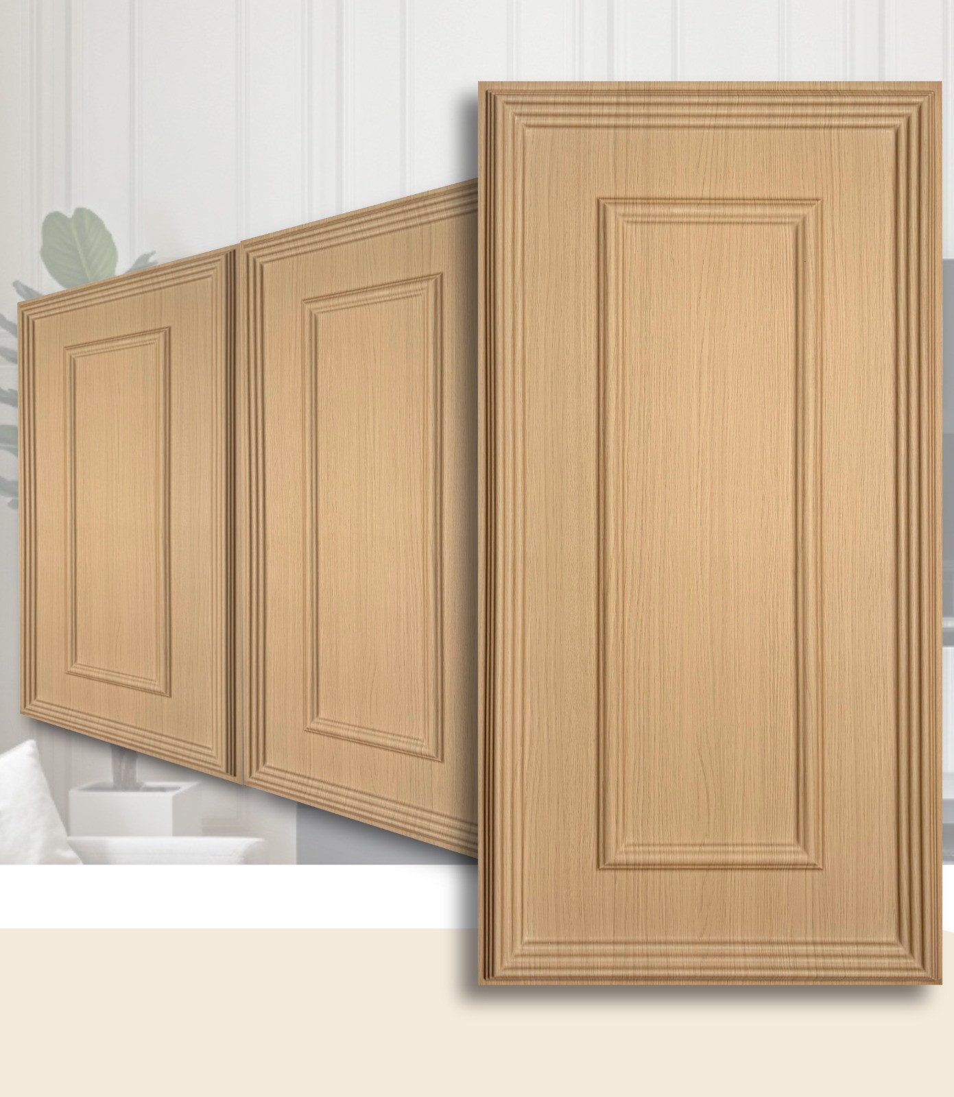 IKHEMalarka 3D Wandpaneel PVC Italienisches Design, Wasserfest, Klassische Zierleistenoptik, BxL: 50x100 cm, 0,5 qm, (100x50cm, Einzelpaneel) Zierleistenoptik Kunststoff PVC