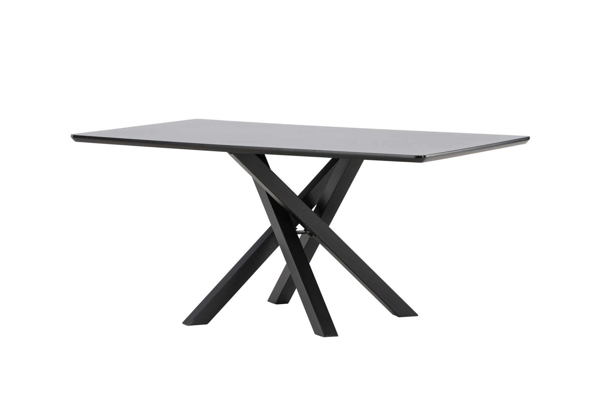 Venture Home Couchtisch Piazza, rechteckiger Couchtisch in elegantem Schwarz, 100 × 60 cm, Sofatisch, MDF, rechteckig, einheitlich, modern, raffiniert