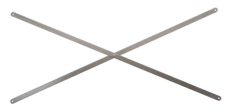 Regalelement Stabilisierungskreuz LASSE, L 119 cm, aus Stahlblech mit 4 Schrauben