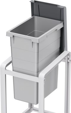 Hailo Mülltrennsystem ProfiLine Öko XL, 38 Liter, grau, Kunststoff Inneneimer, 1 Stück