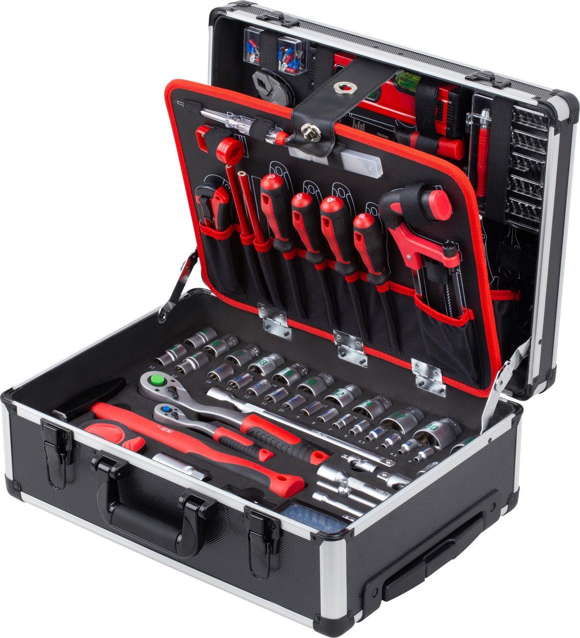 Werkzeugkoffer Primaster Werkzeugkoffer-Trolley WK156 rollbar mit