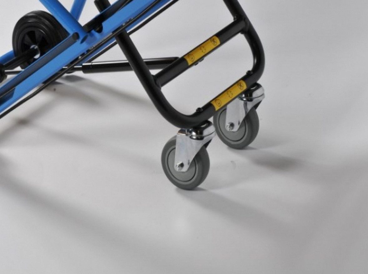 DocMed Transportrollstuhl Evac+Chair Modell MK5 Evakuierungsstuhl, Innovatives Gleitbandsystem, Hohe Tragfähigkeit